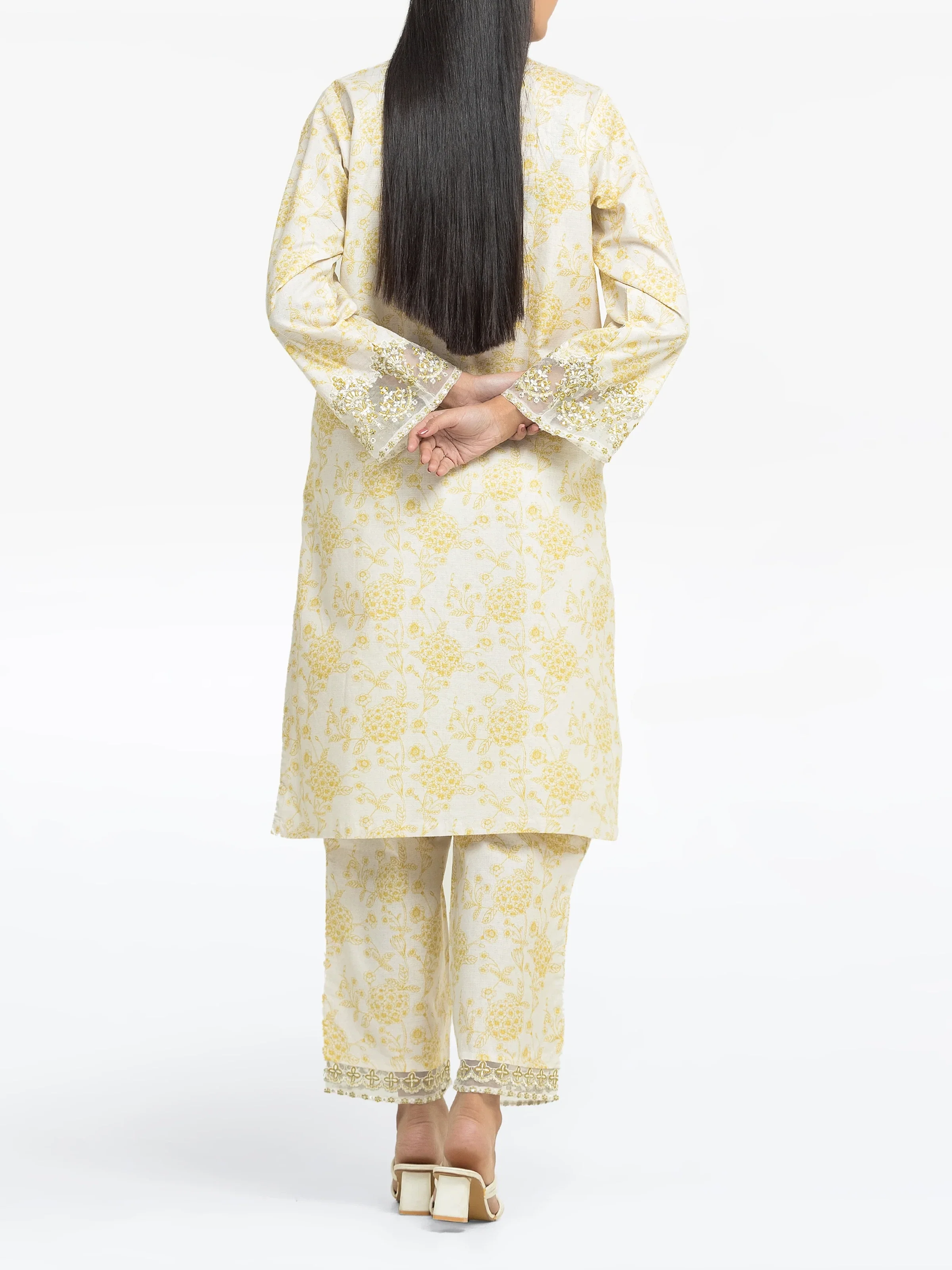 Pret Embroidered Dobby Co-Ord Set - EWTKE24-81351ST - Image 6