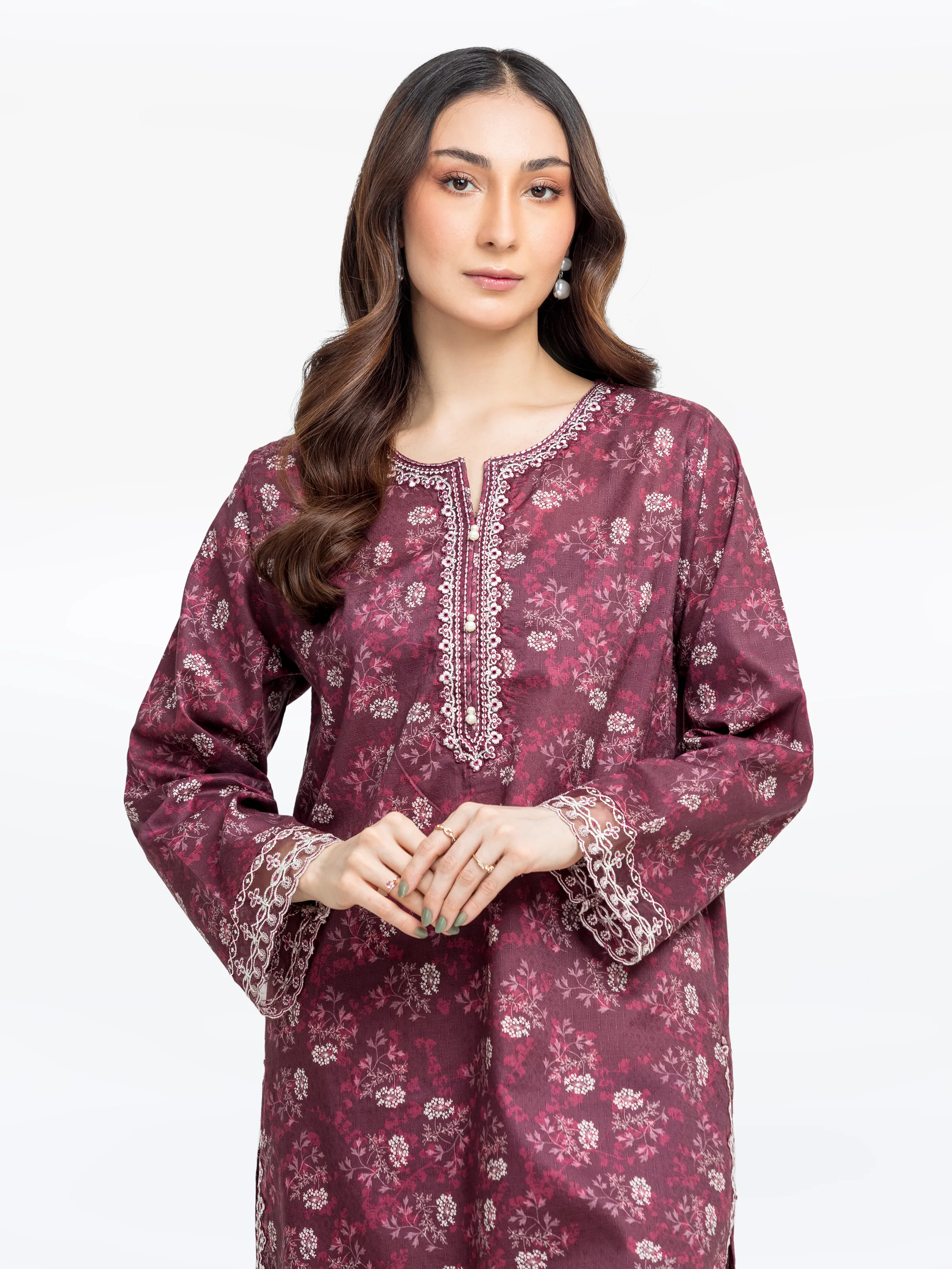 Pret Embroidered Dobby Co-ord Set - EWTKE24-81352ST - Image 2