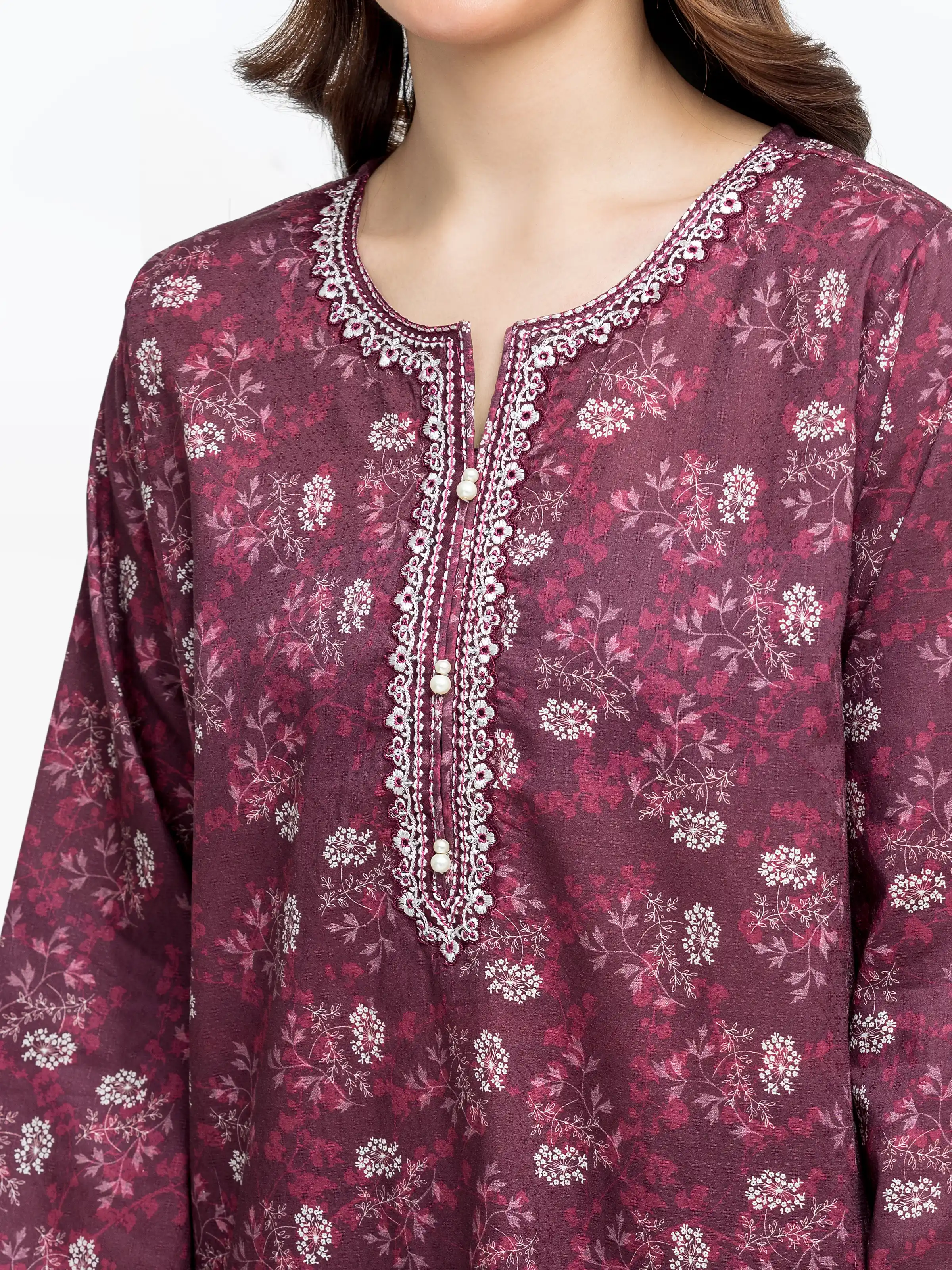 Pret Embroidered Dobby Co-ord Set - EWTKE24-81352ST - Image 3