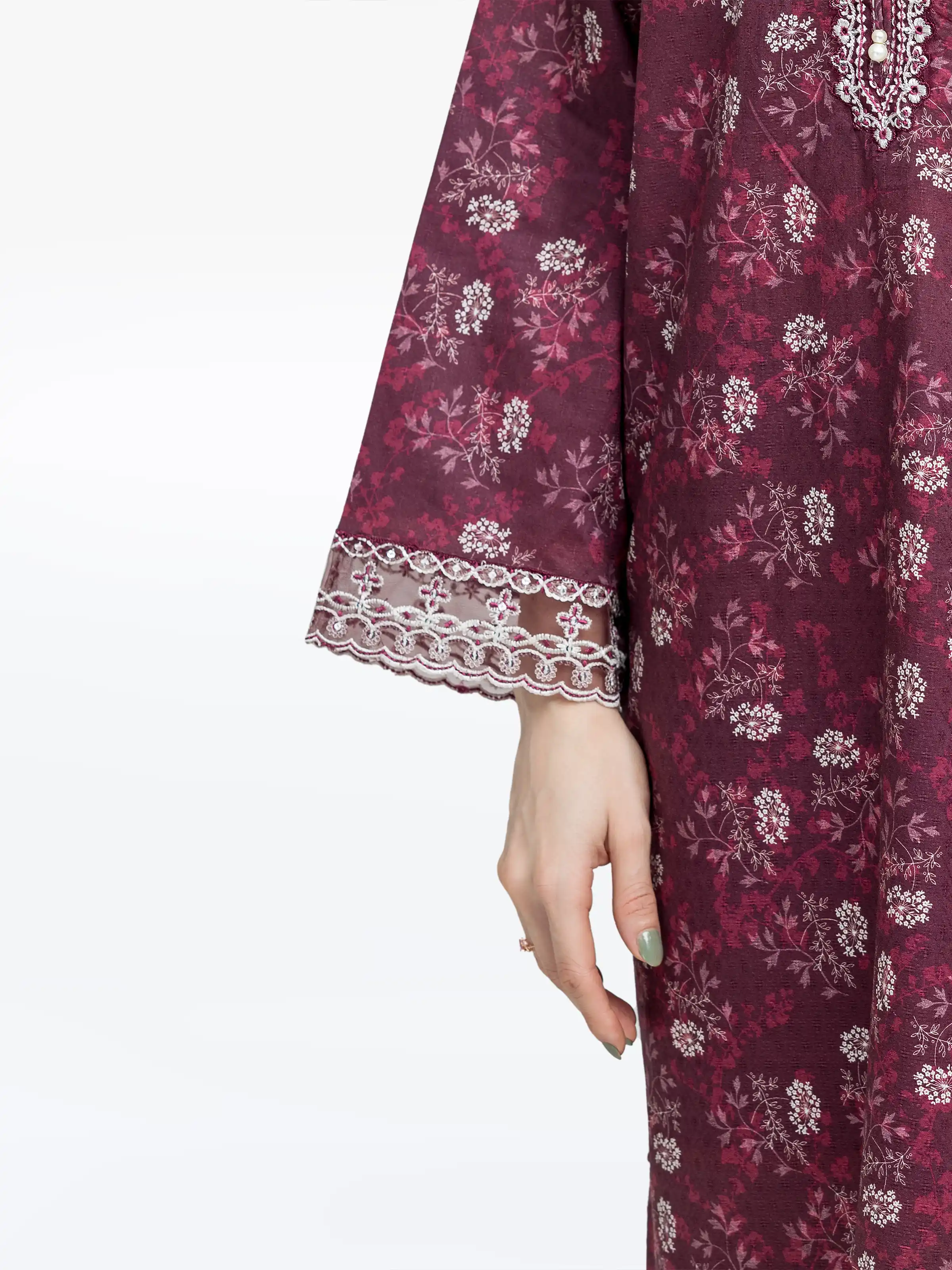 Pret Embroidered Dobby Co-ord Set - EWTKE24-81352ST - Image 4