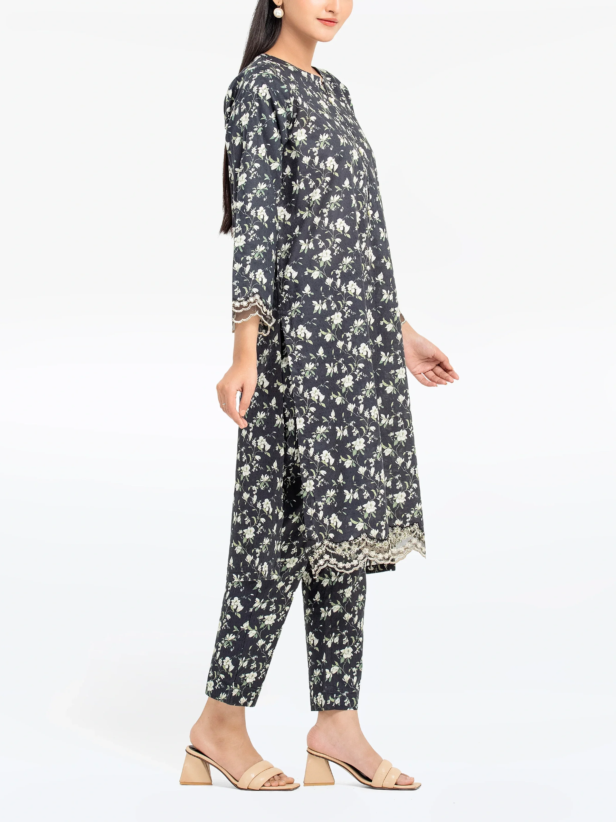 Pret Embroidered Dobby Co-Ord Set - EWTKE24-81353ST - Image 5