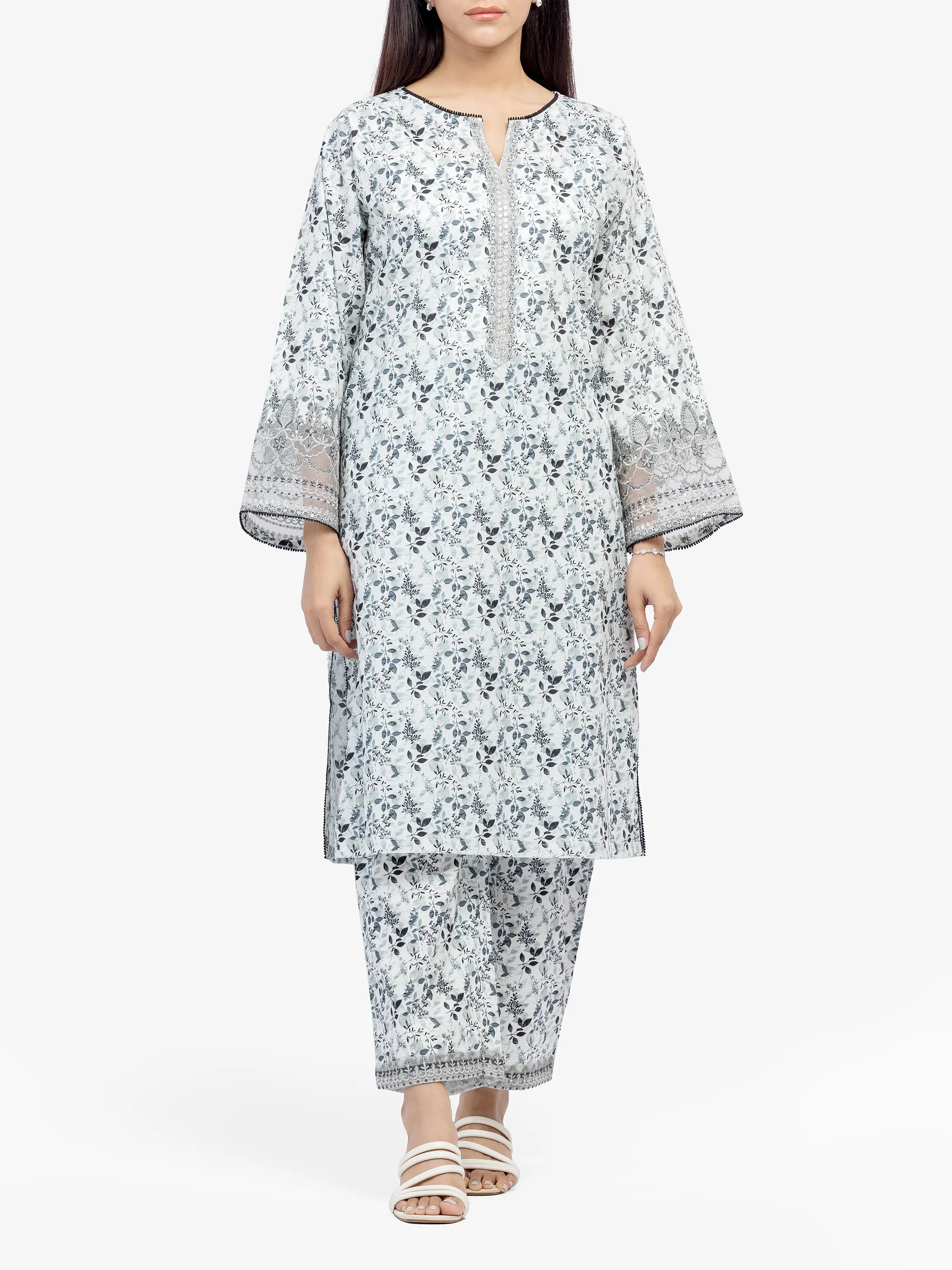 Pret Embroidered Dobby Co-Ord Set - EWTKE24-81354ST