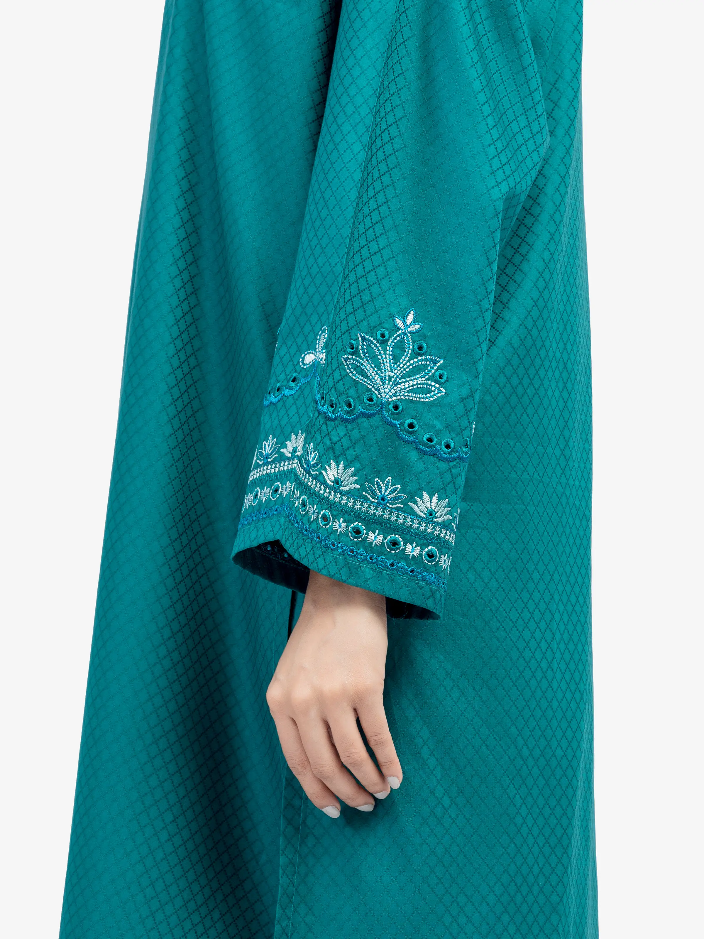 Pret Embroidered Dobby Shirt Trouser - EWTKE24-81447ST - Image 3