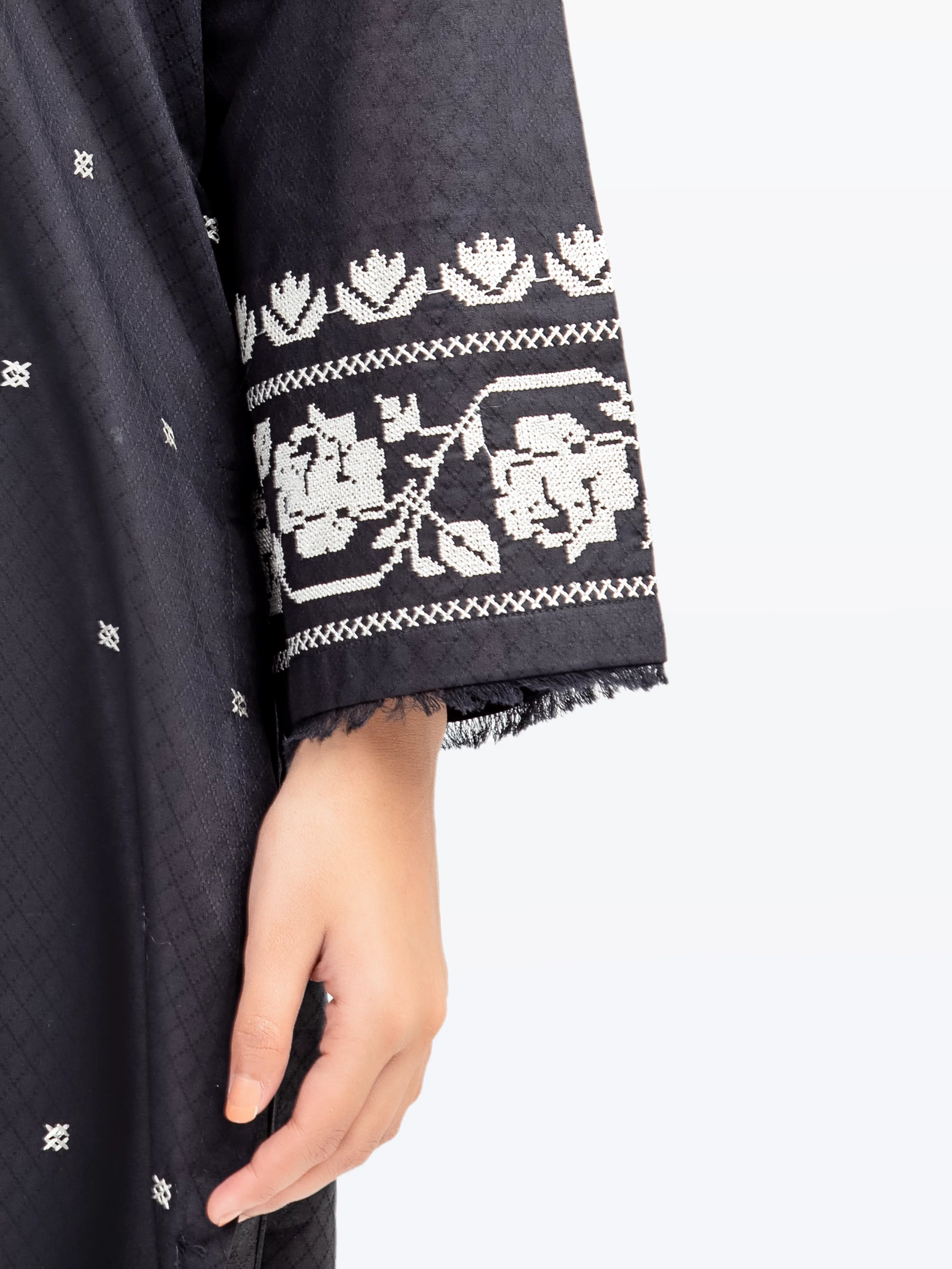 Pret Embroidered Dobby Shirt Trouser - EWTKE24-81449ST - Image 4