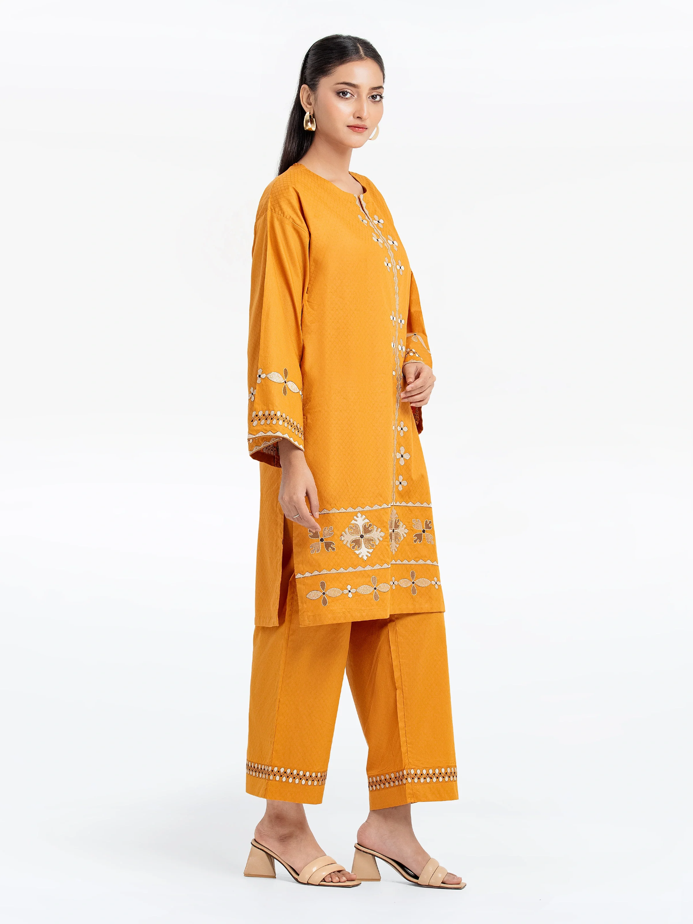 Pret Embroidered Dobby Co-Ord Set - EWTKE24-81450ST - Image 4