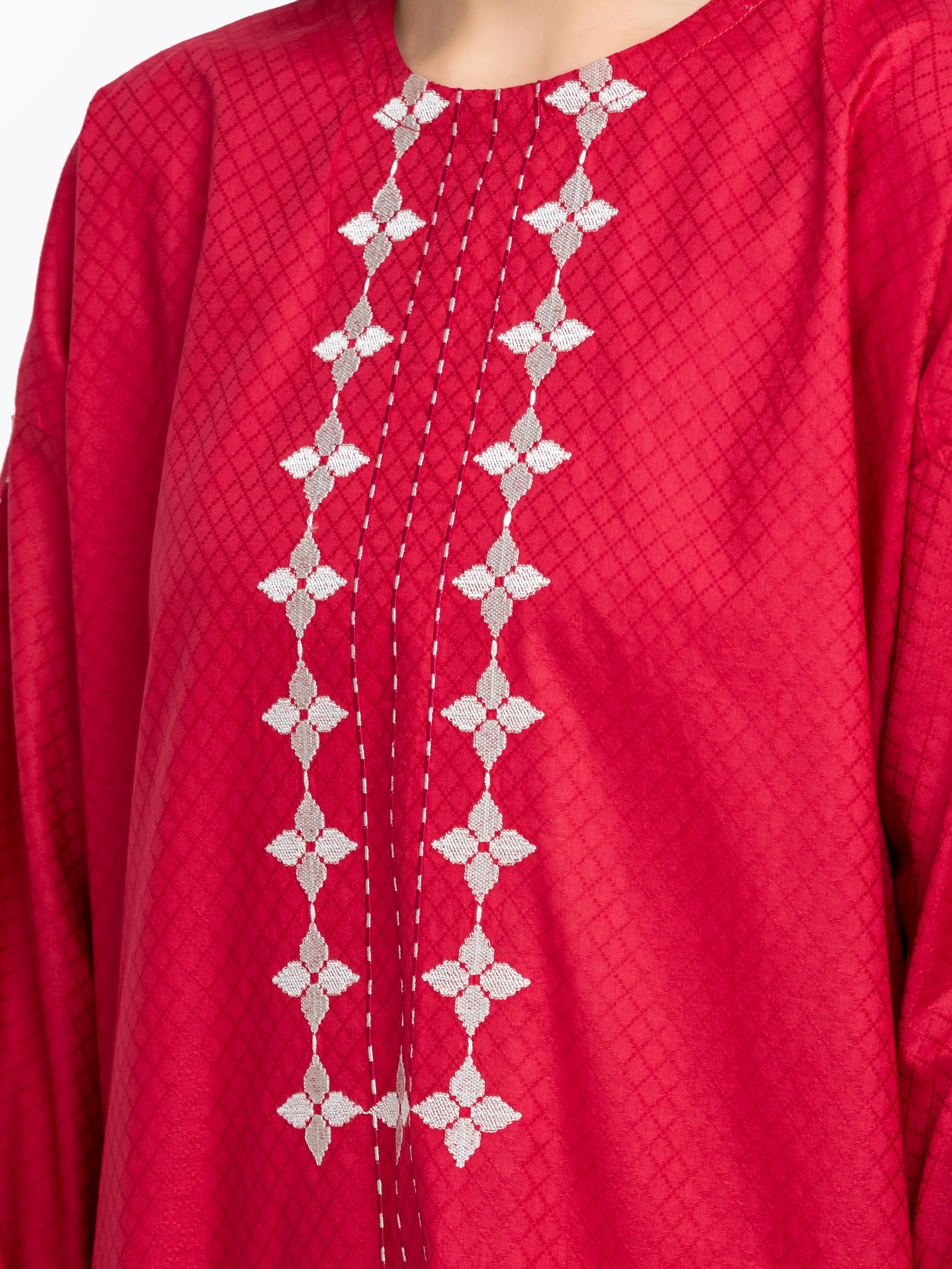 Pret Embroidered Dobby Shirt Trouser - EWTKE24-81451ST - Image 3