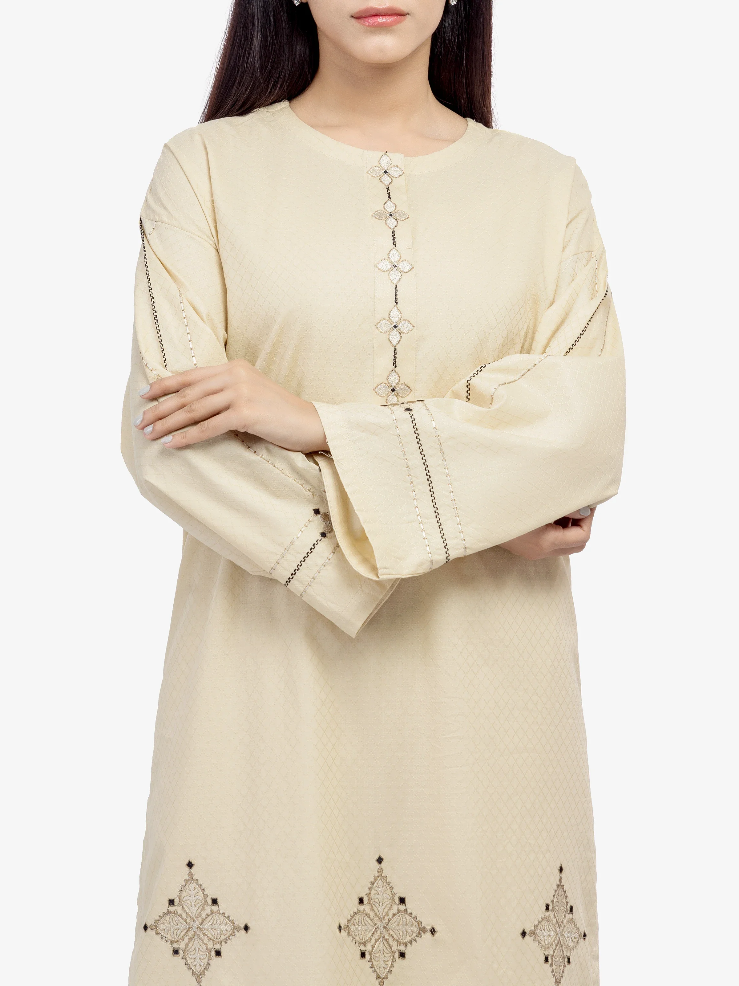 Pret Embroidered Dobby Co-Ord Set - EWTKE24-81453ST - Image 2