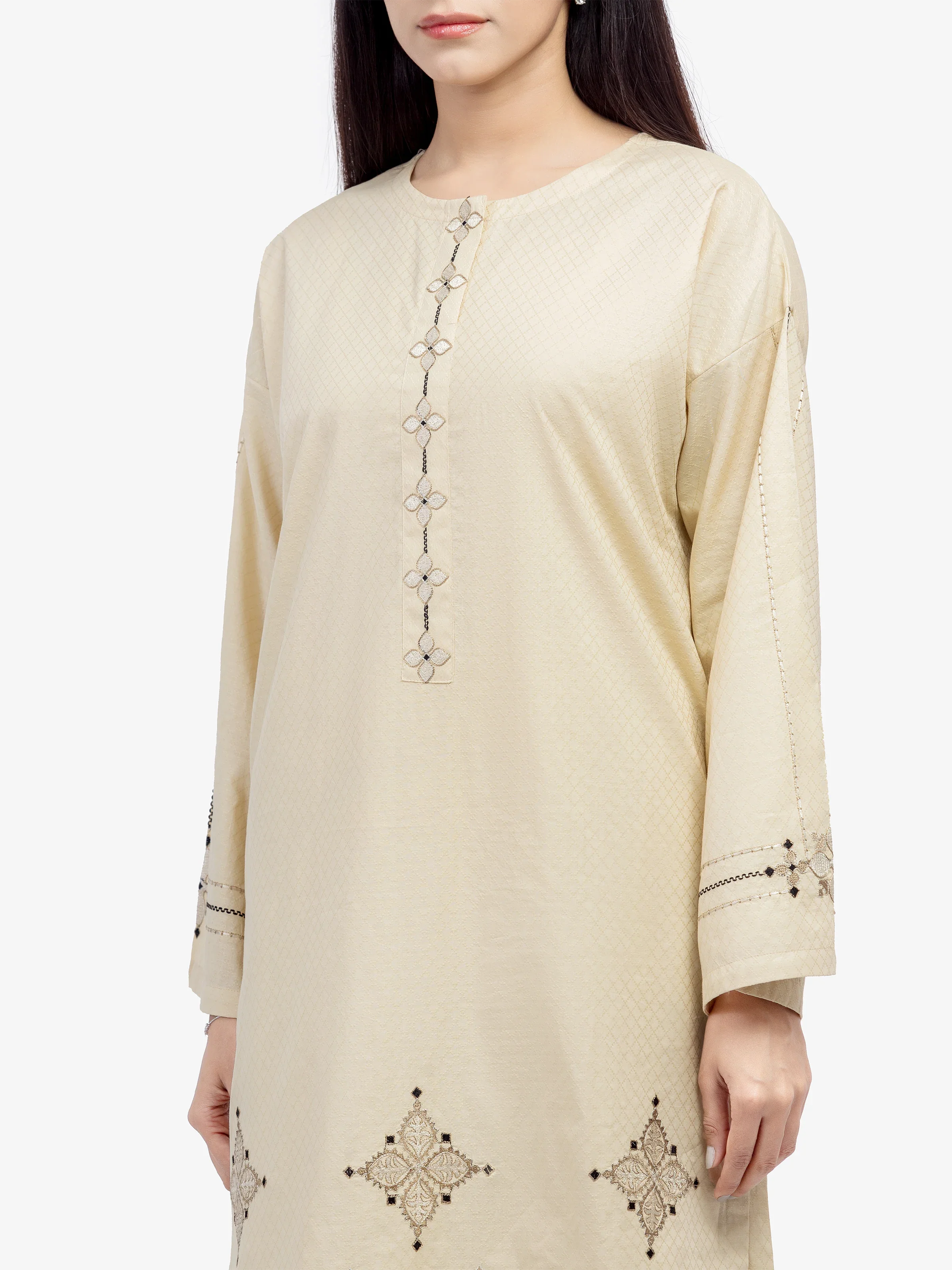 Pret Embroidered Dobby Co-Ord Set - EWTKE24-81453ST - Image 3