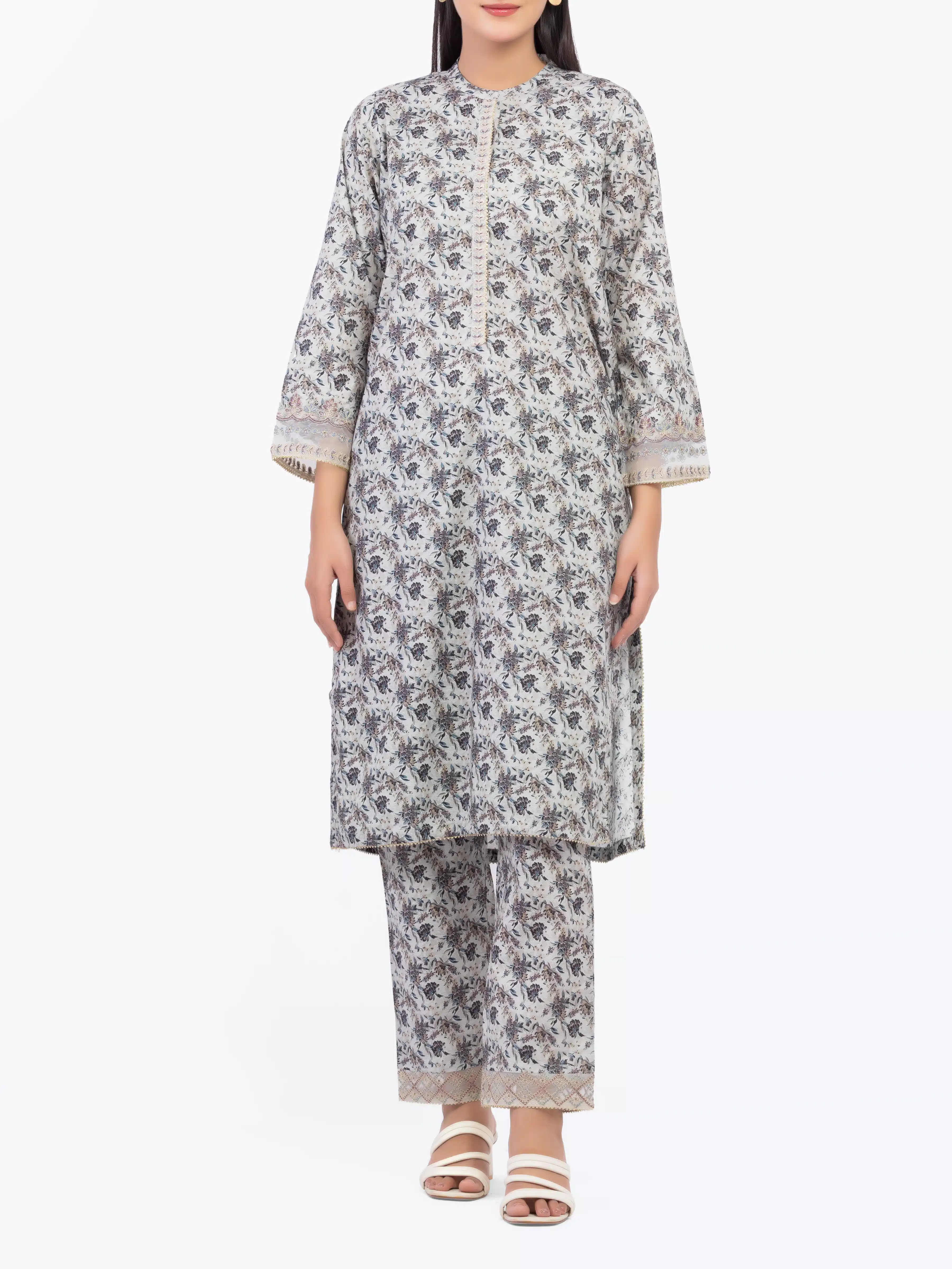 Pret Embroidered Dobby Co-Ord Set - EWTKE24-81456ST