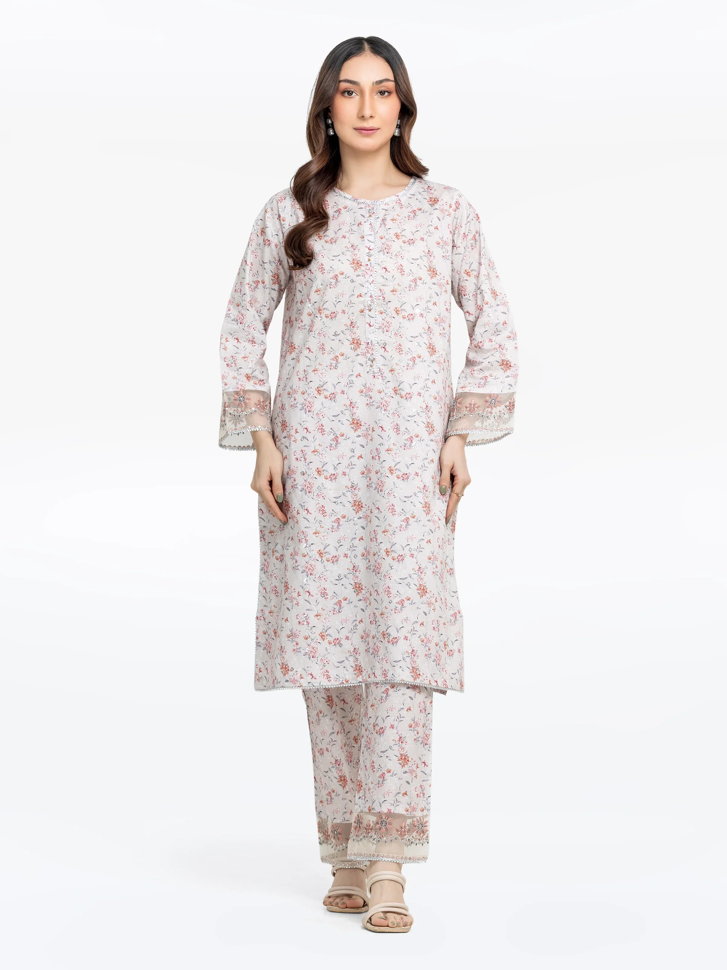 Pret Embroidered Dobby Co-Ord Set - EWTKE24-81457ST