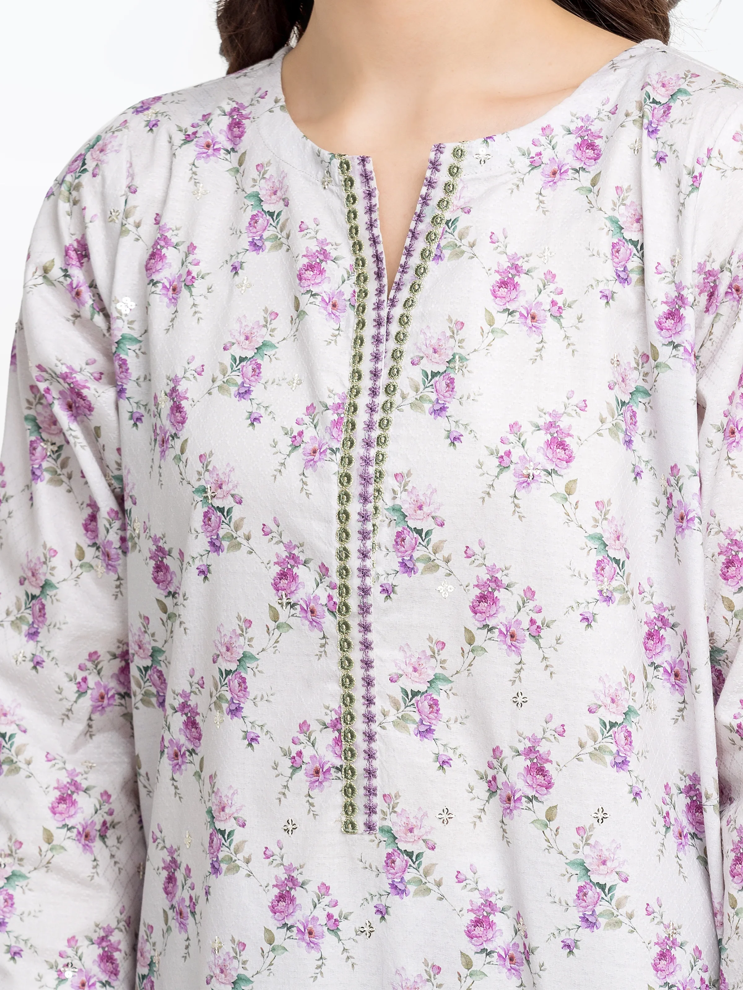 Pret Embroidered Dobby Co-Ord Set - EWTKE24-81461ST - Image 3