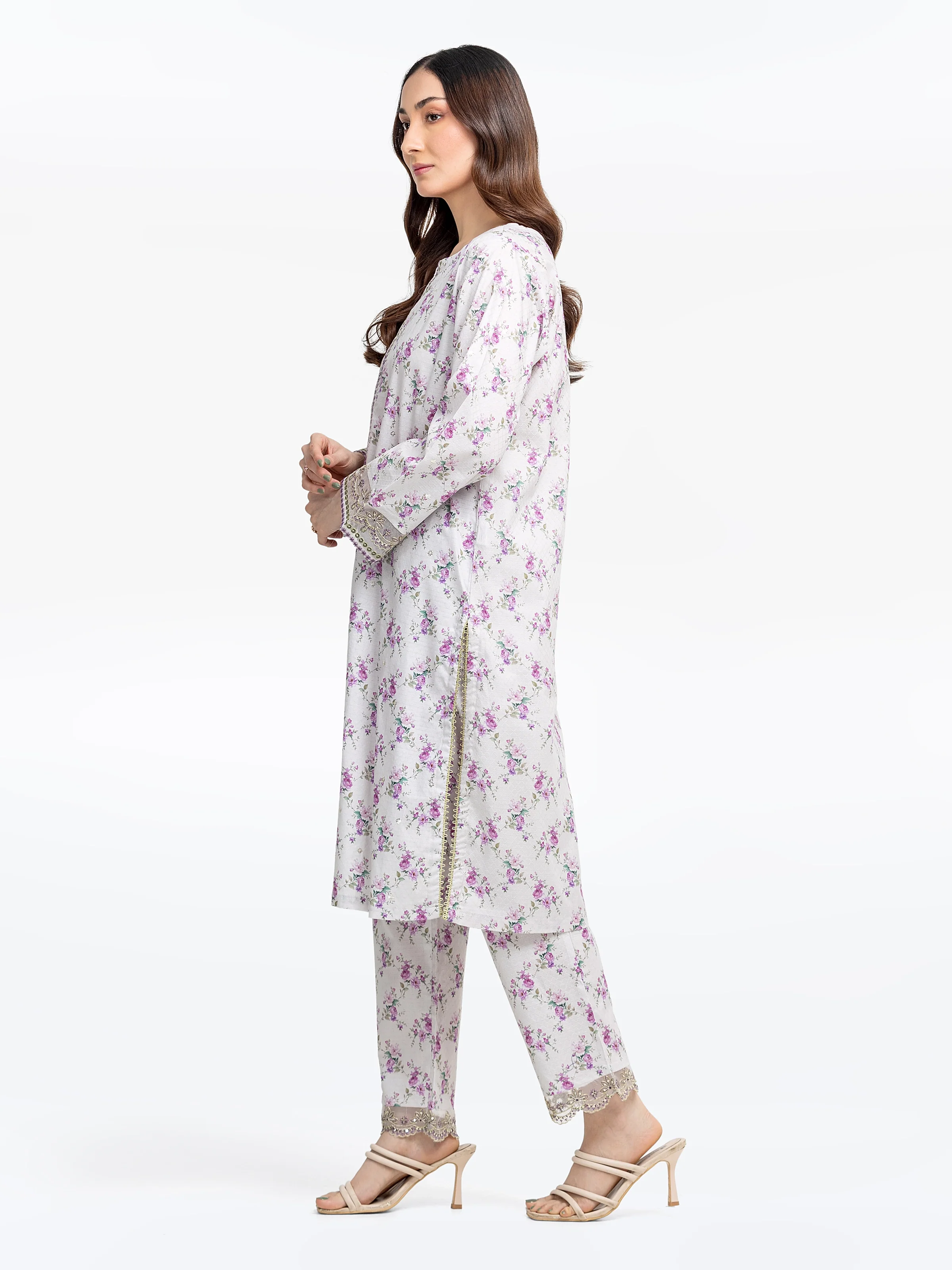 Pret Embroidered Dobby Co-Ord Set - EWTKE24-81461ST - Image 5