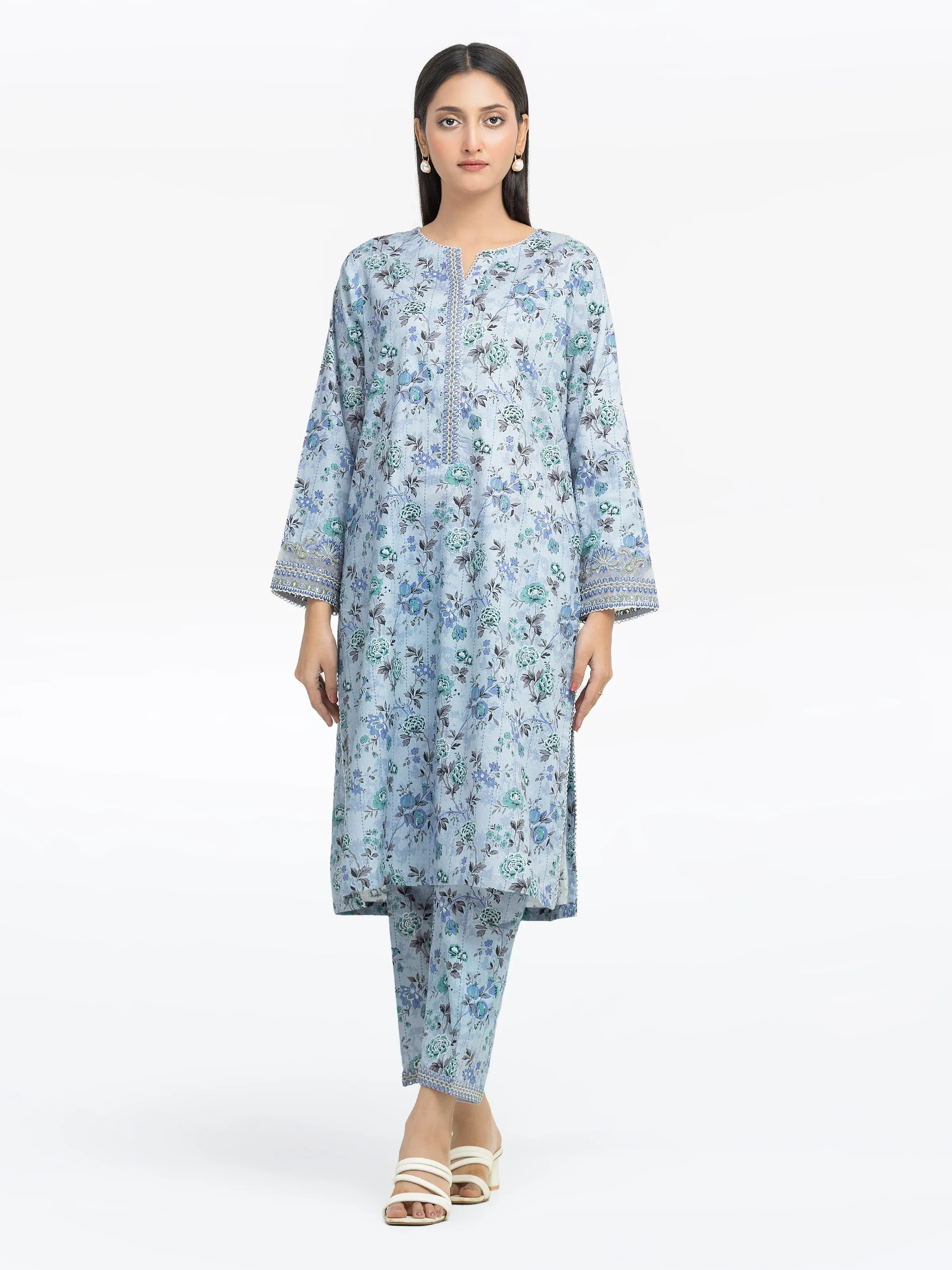 Pret Embroidered Dobby Co-ord Set - EWTKE24-81462ST