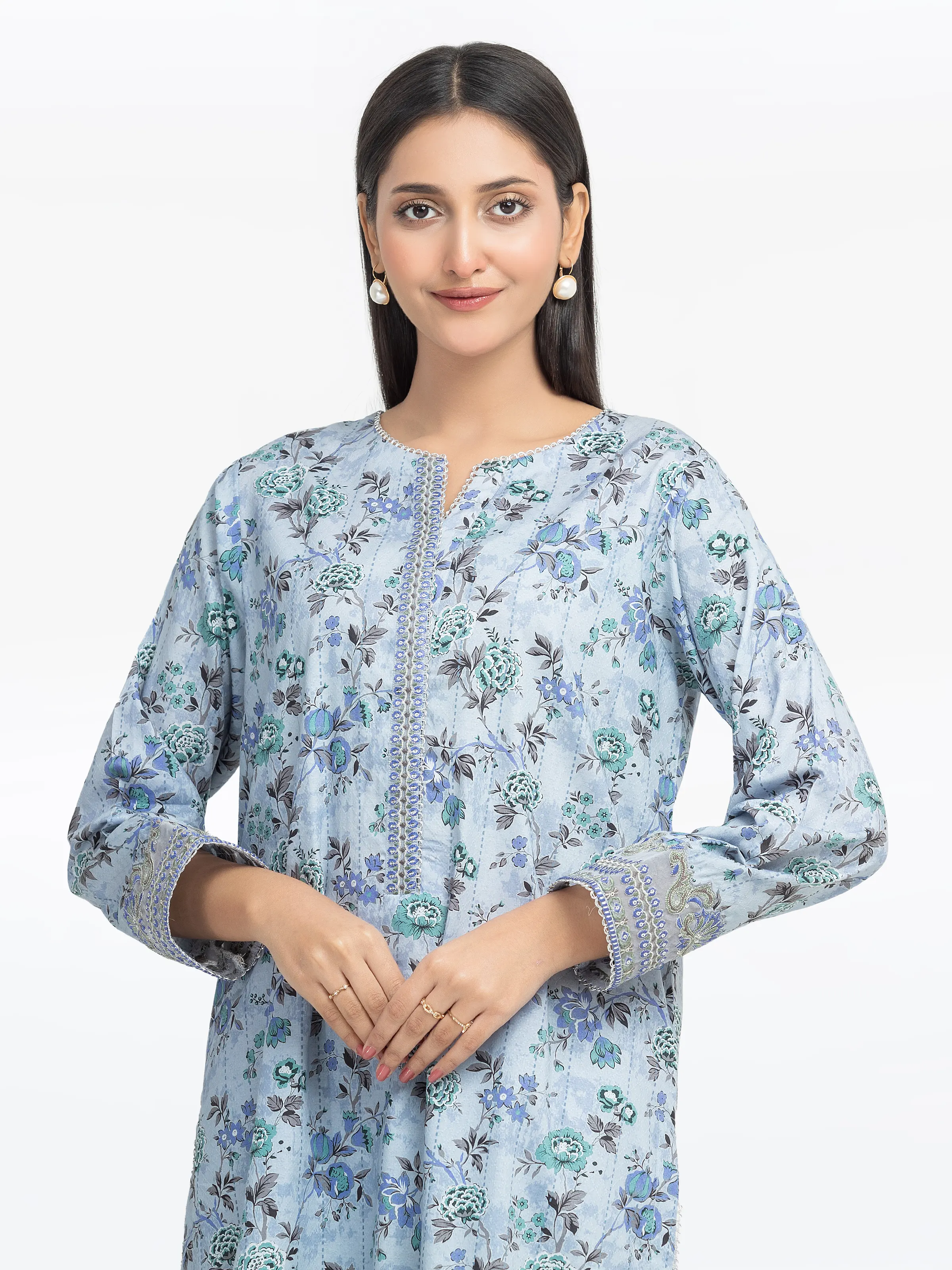 Pret Embroidered Dobby Co-ord Set - EWTKE24-81462ST - Image 2