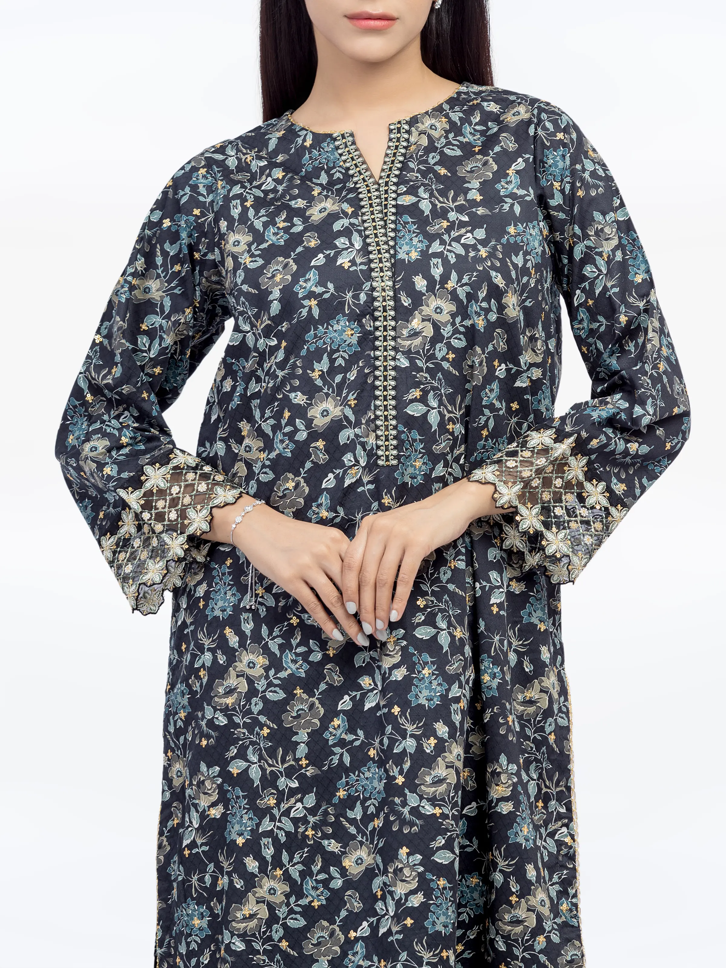 Pret Embroidered Dobby Co-Ord Set - EWTKE24-81464ST - Image 2