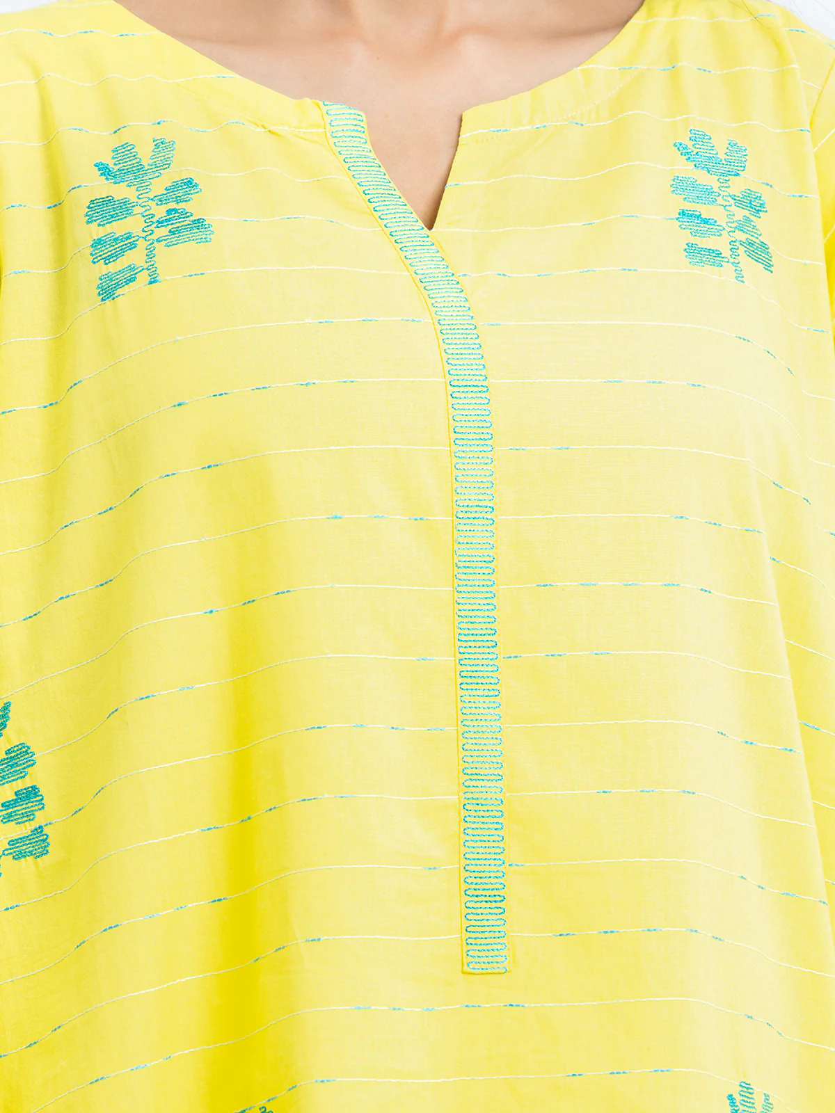 Pret Embroidered Jacquard Shirt Trouser - EWTKE24-69701ST - Image 3