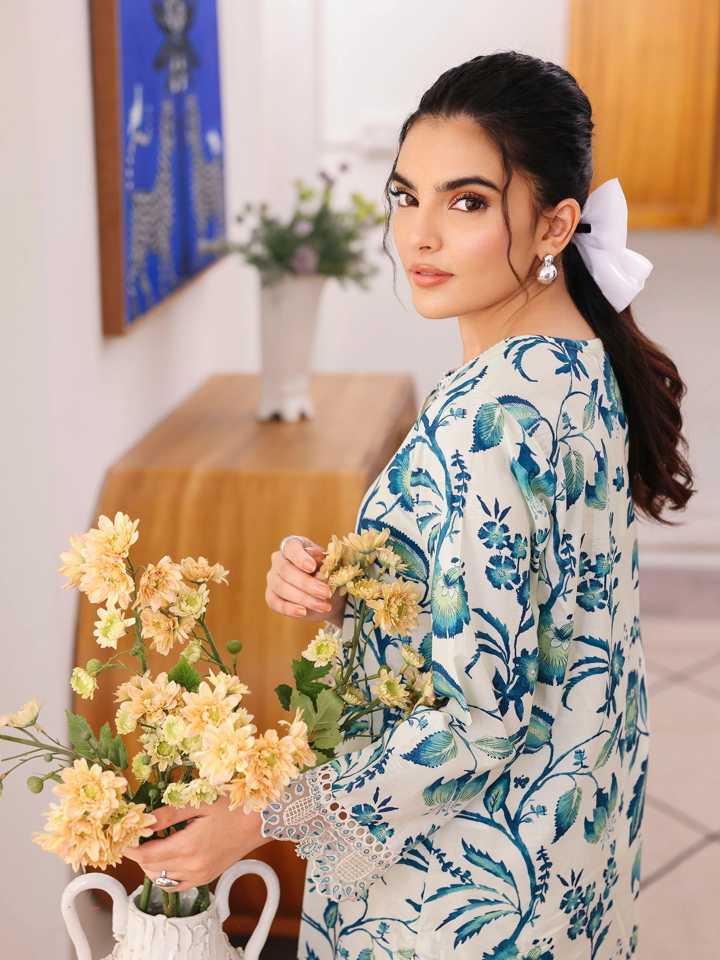 Pret Embroidered Jacquard Co-Ord Set - EWTKE5-81694ST - Image 3