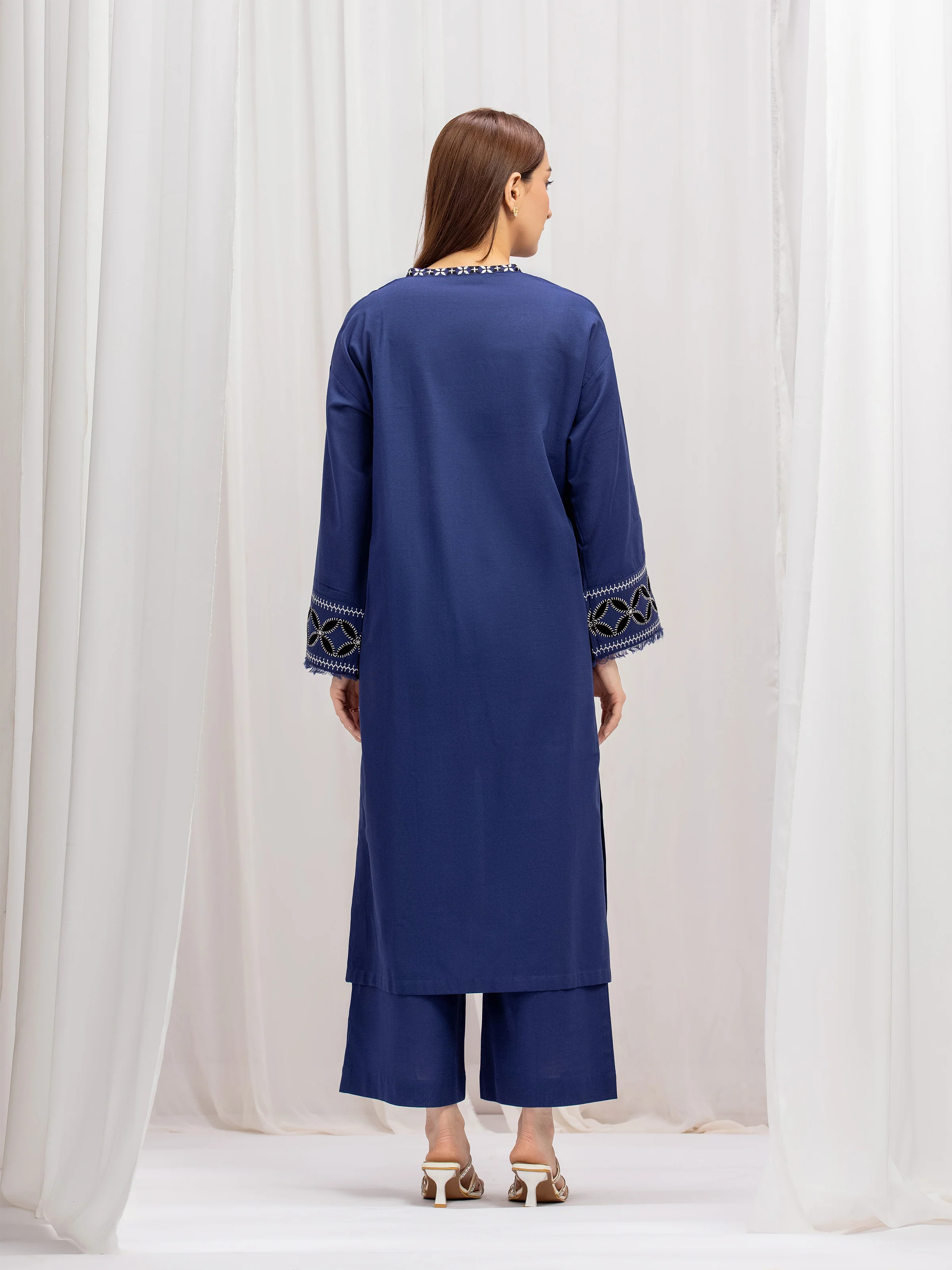 Pret Embroidered Khaddar Shirt Trouser - EWTKE24-81428ST - Image 5