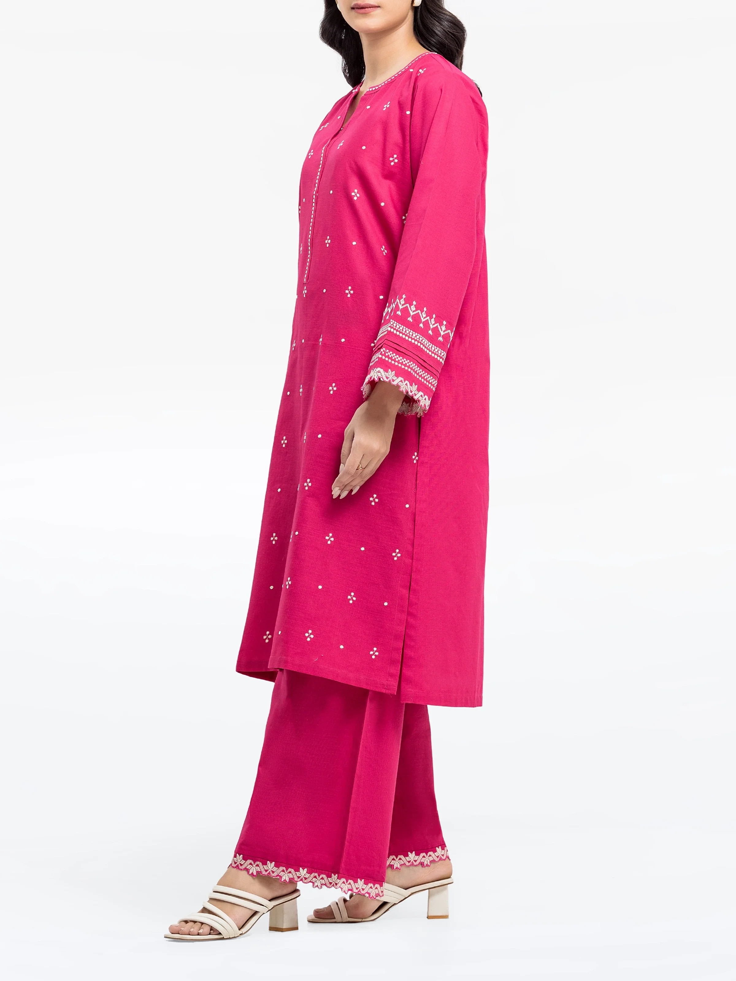 Pret Embroidered Khaddar Shirt Trouser - EWTKE24-81429ST - Image 4