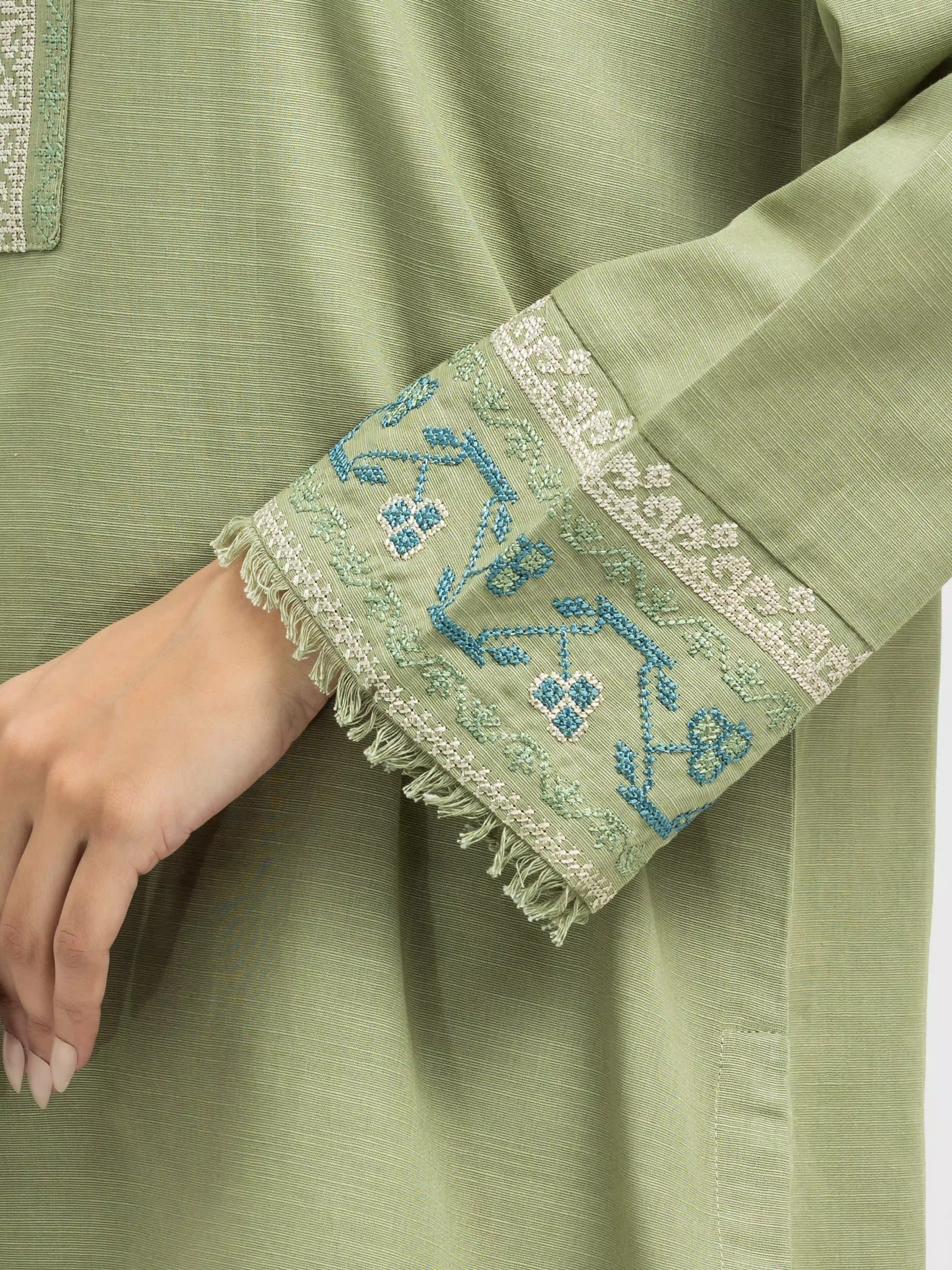Pret Embroidered Khaddar Shirt Trouser - EWTKE24-81430ST - Image 4