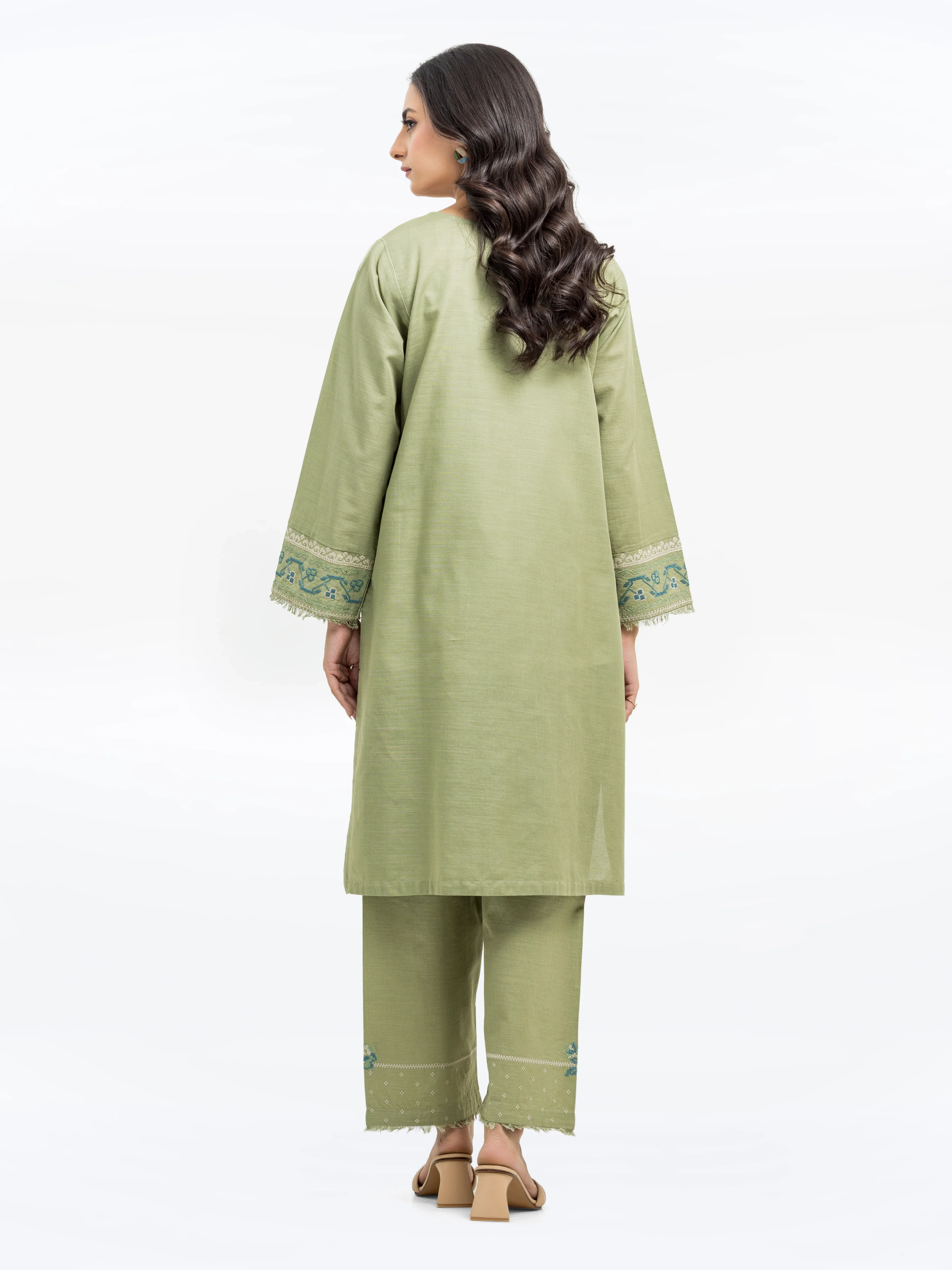 Pret Embroidered Khaddar Shirt Trouser - EWTKE24-81430ST - Image 6