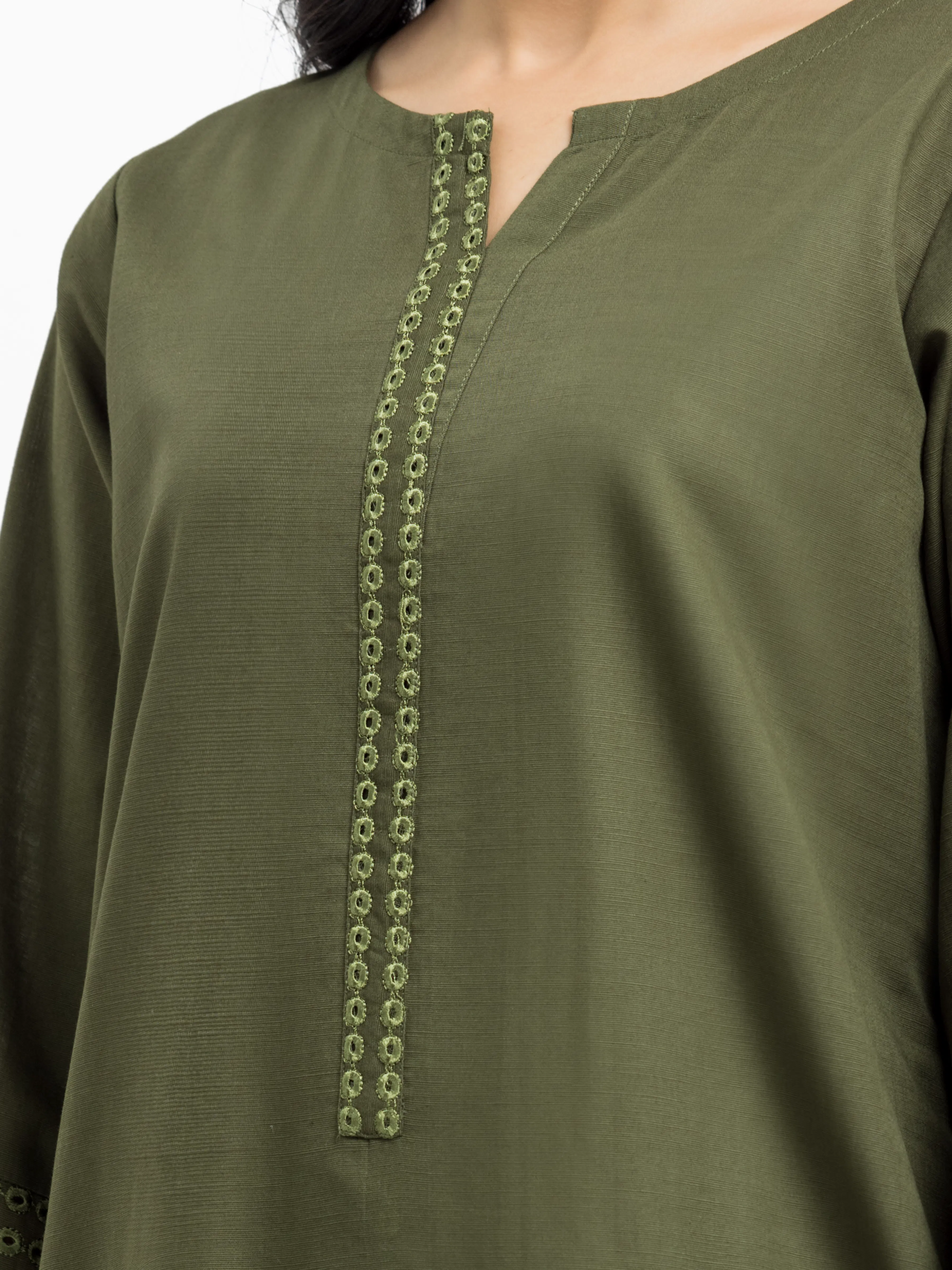 Pret Embroidered Khaddar Shirt Trouser - EWTKE24-81431ST - Image 3