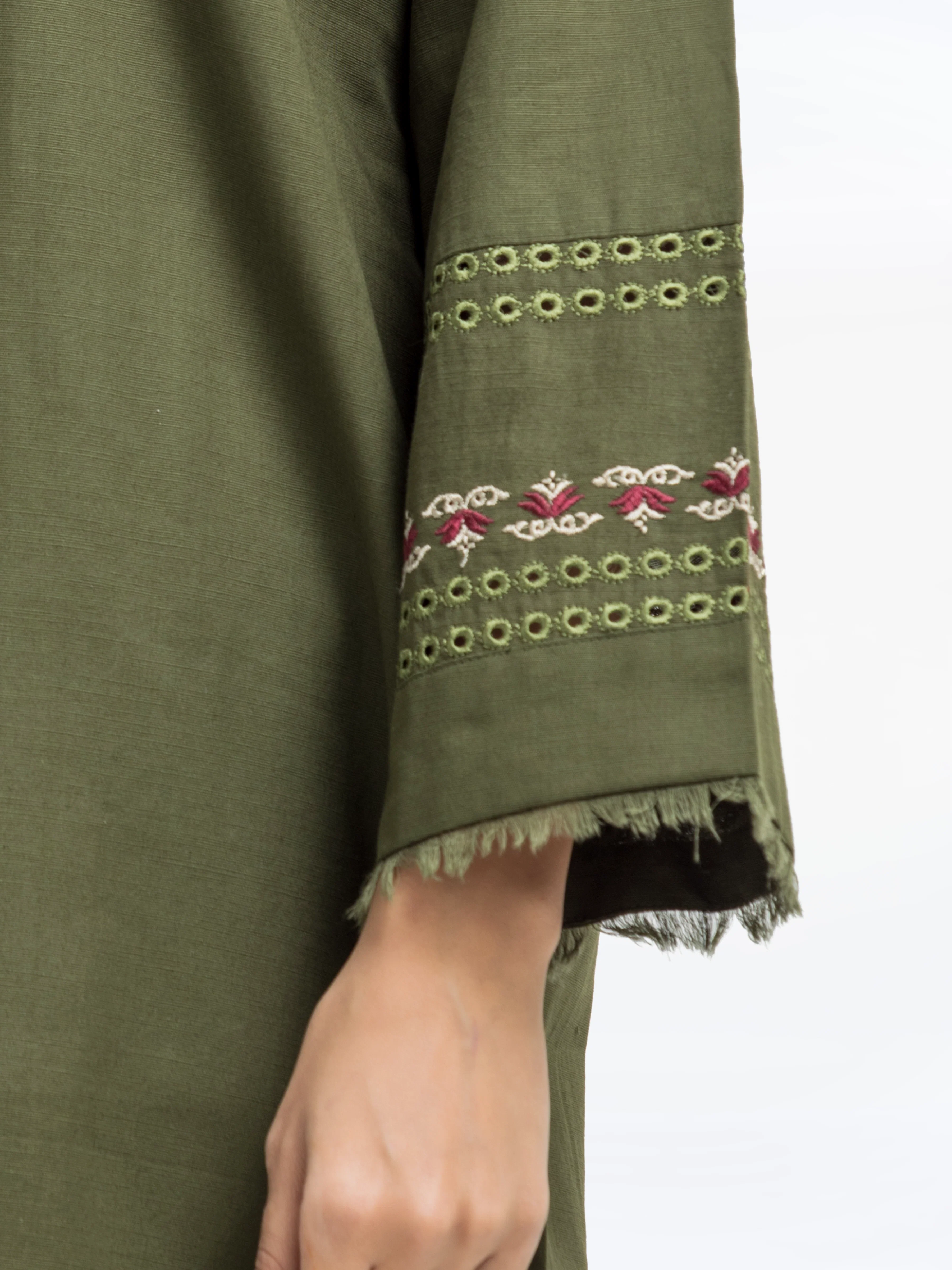 Pret Embroidered Khaddar Shirt Trouser - EWTKE24-81431ST - Image 4