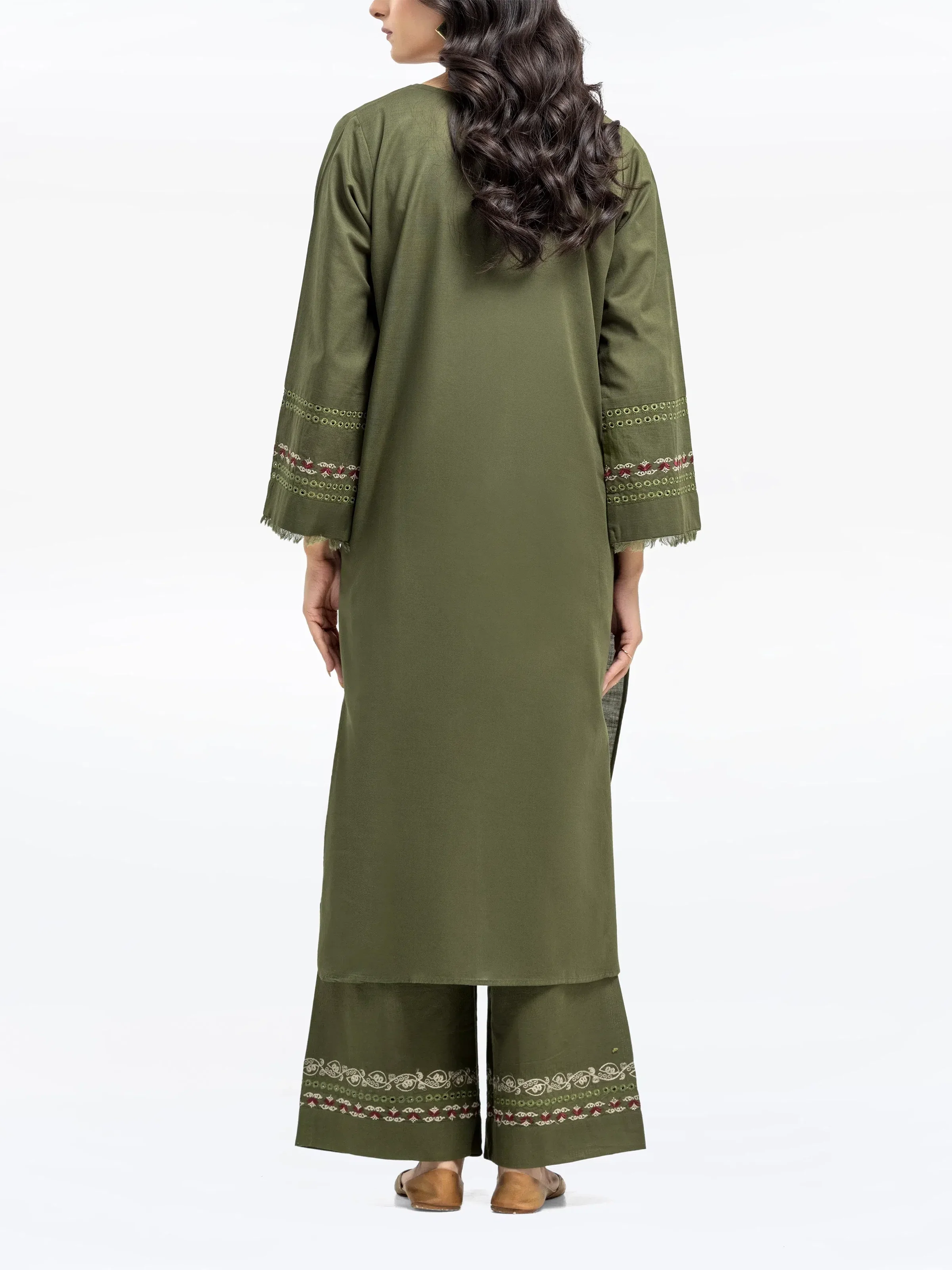 Pret Embroidered Khaddar Shirt Trouser - EWTKE24-81431ST - Image 6