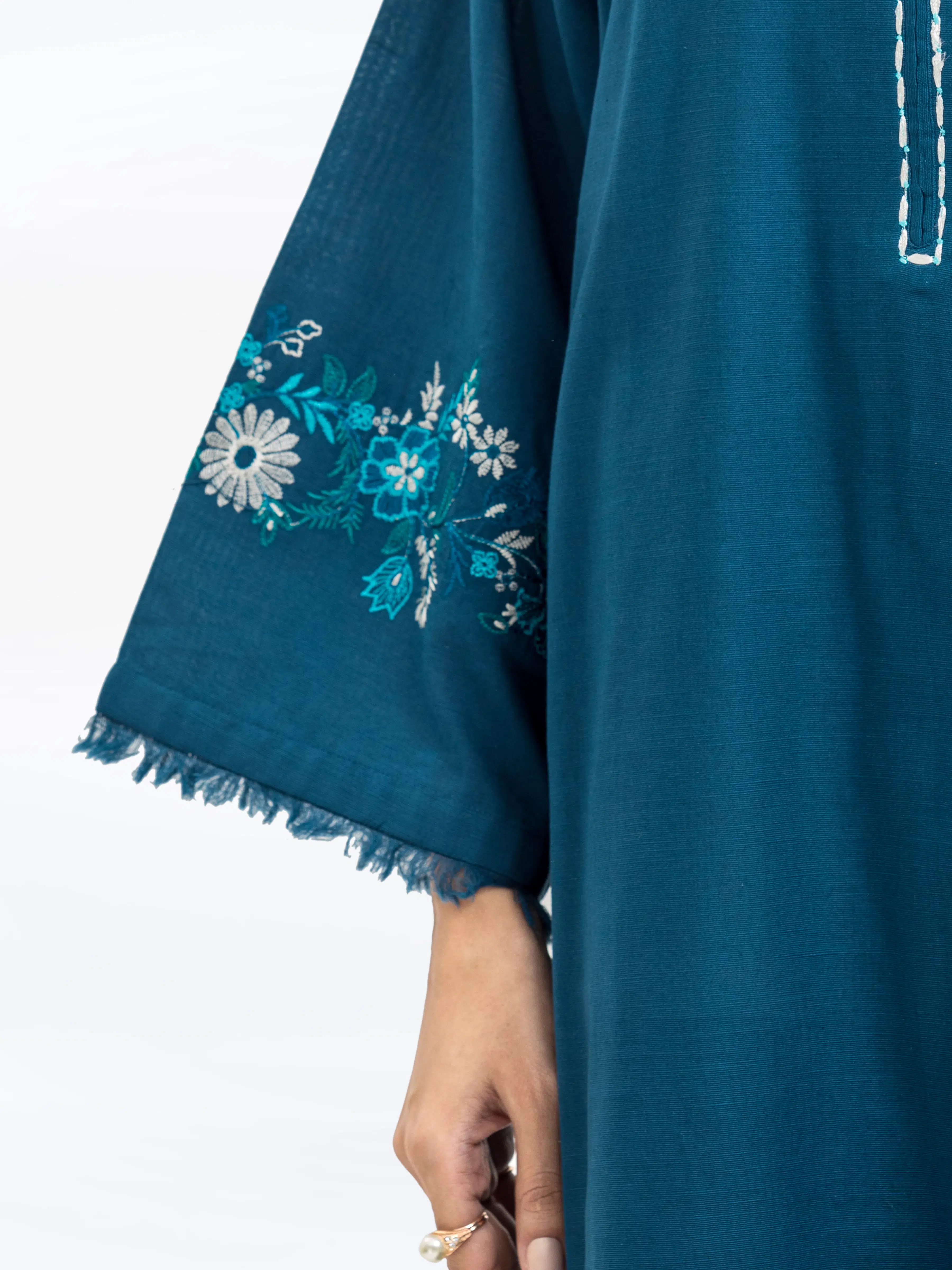 Pret Embroidered Khaddar Co-Ord Set - EWTKE24-81432ST - Image 4