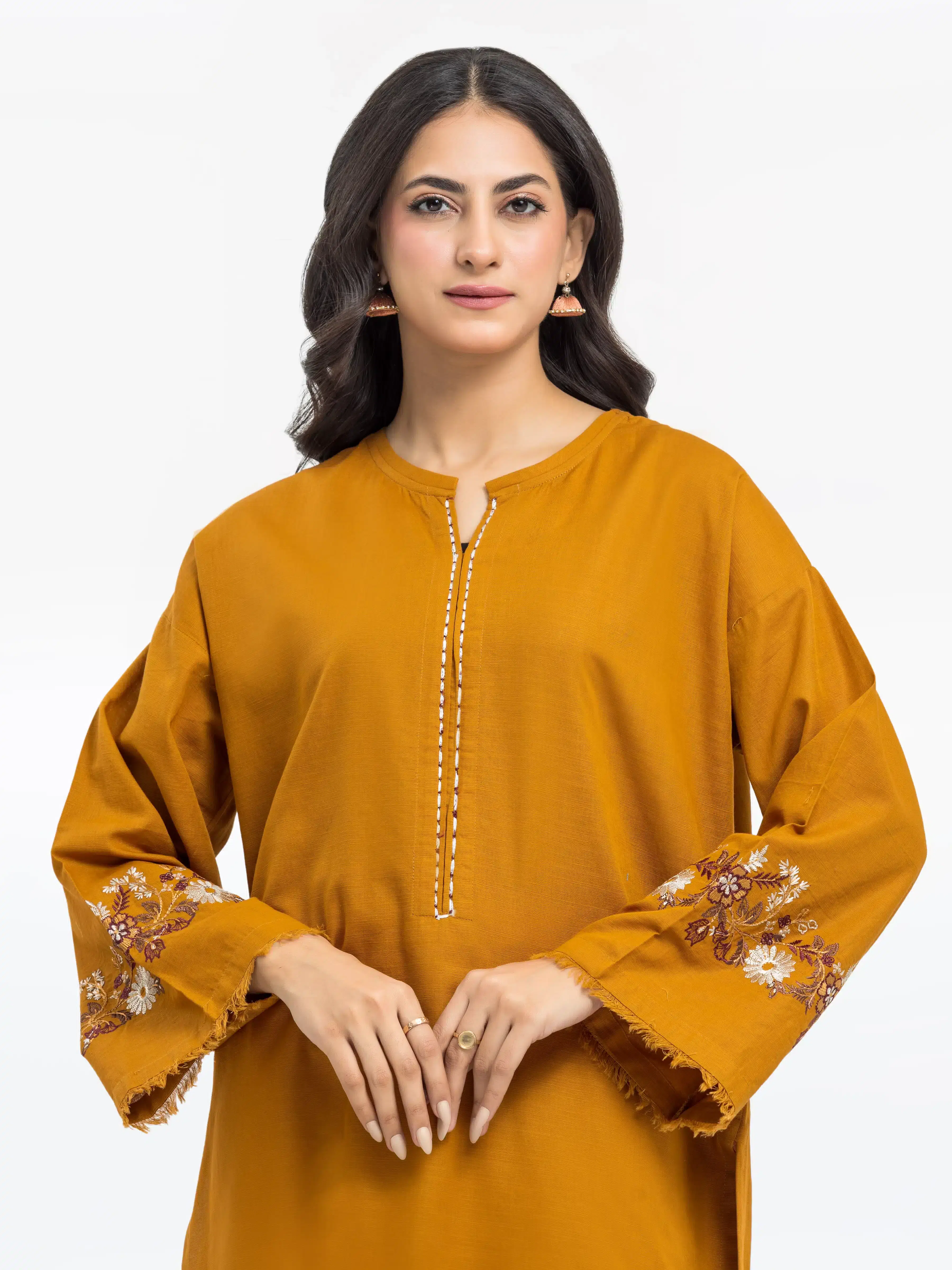 Pret Embroidered Khaddar Shirt Trouser - EWTKE24-81433ST - Image 2