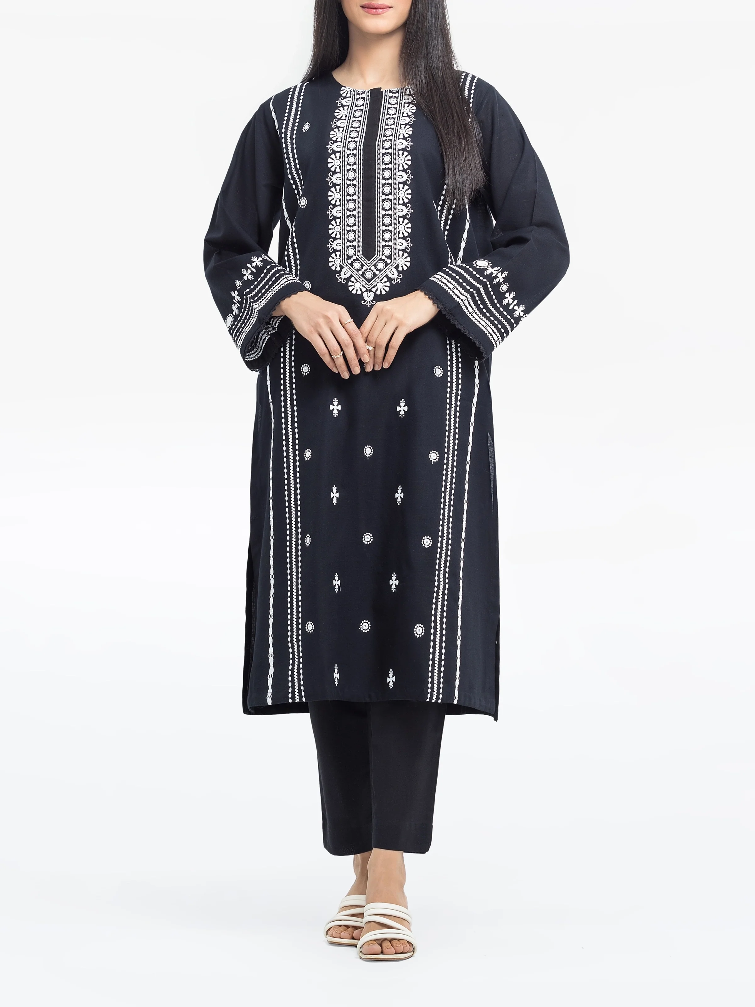 Pret Embroidered Khaddar Shirt Trouser - EWTKE24-81434ST
