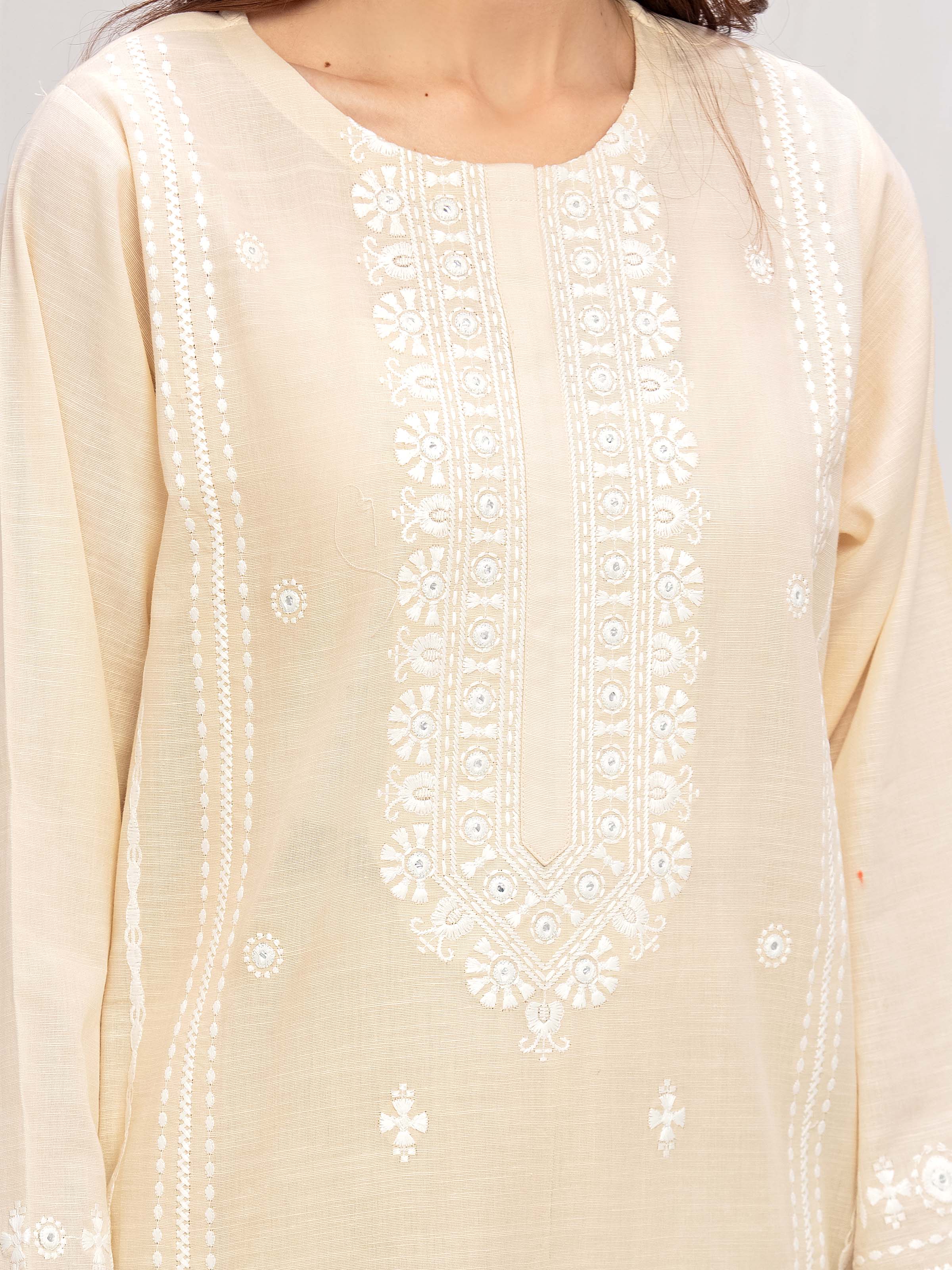 Pret Embroidered Khaddar Co-Ord Set - EWTKE24-81435ST - Image 2
