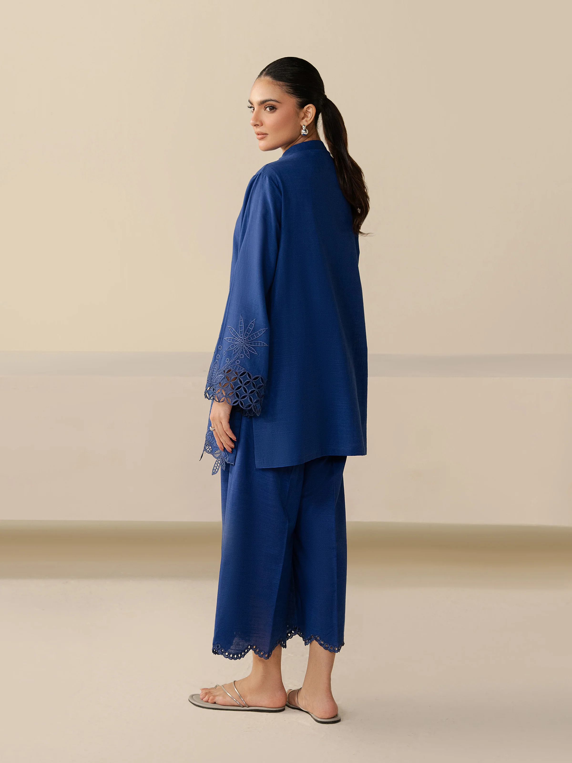 Pret Embroidered Khaddar Co-Ord Set - EWTKED5-84001ST - Image 6