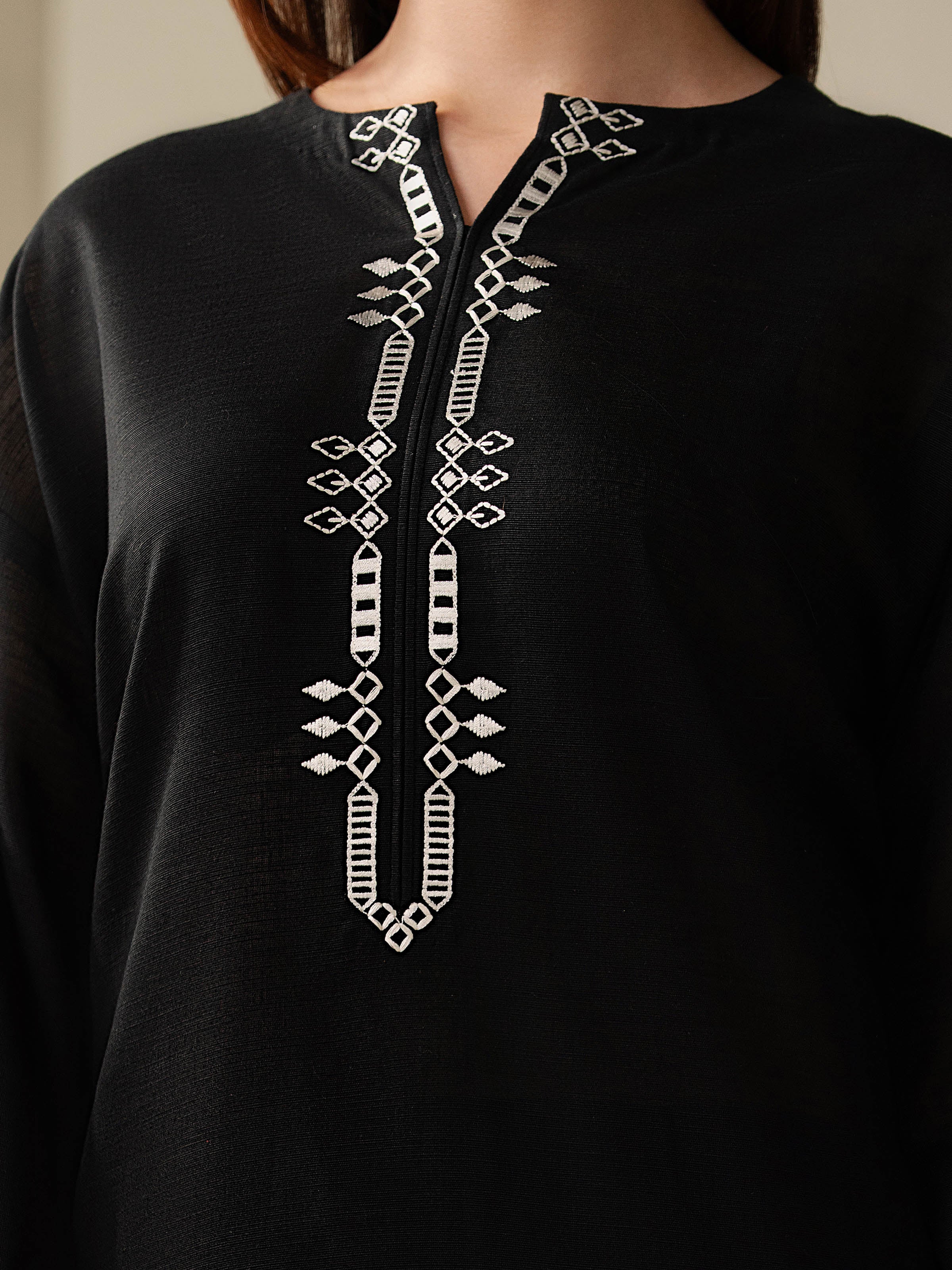 Pret Embroidered Khaddar Co-ord Set - EWTKED5-84009ST - Image 3