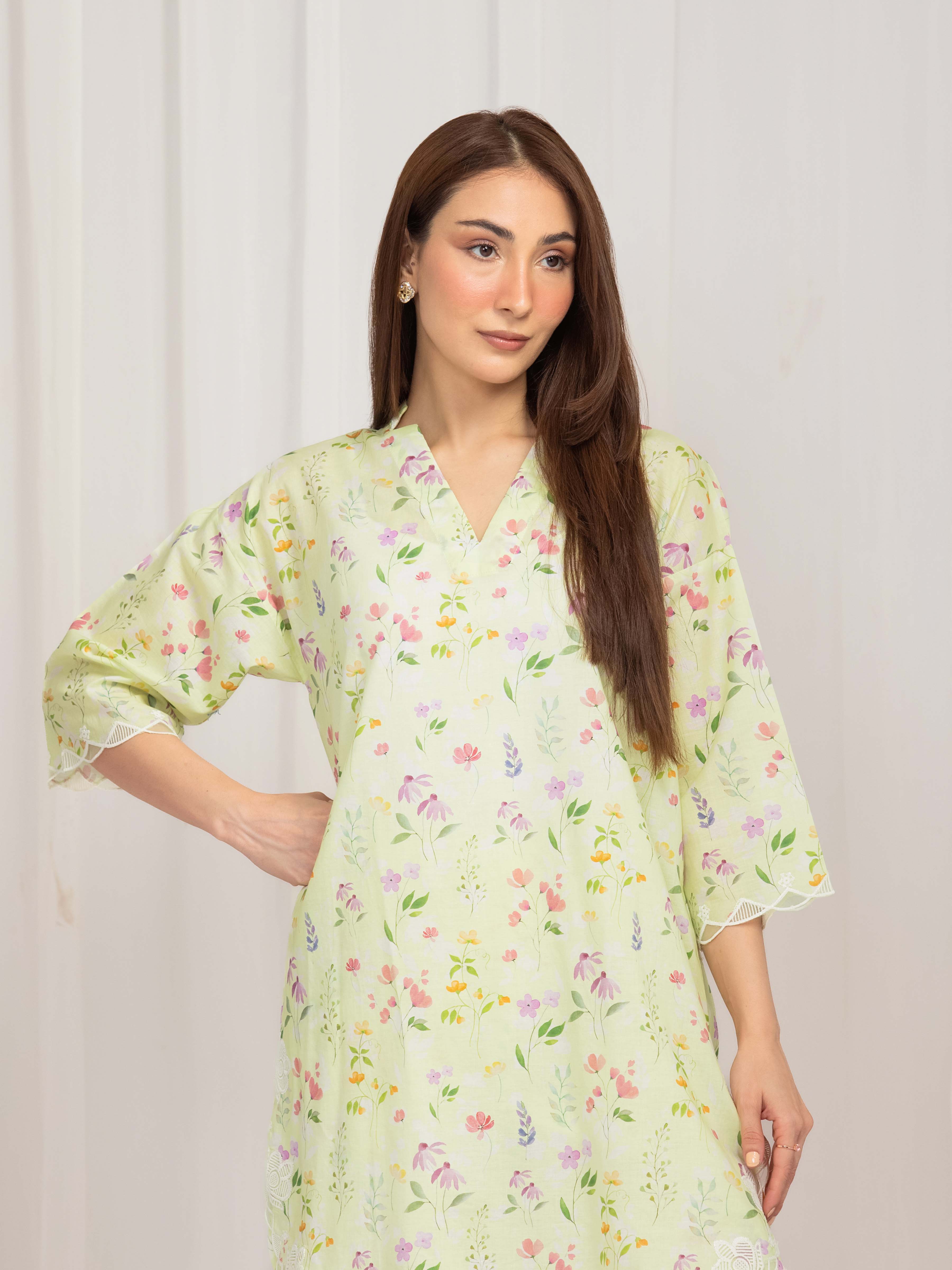Pret Embroidered Lawn Co-ord Set - EWTKE5-81905ST - Image 2