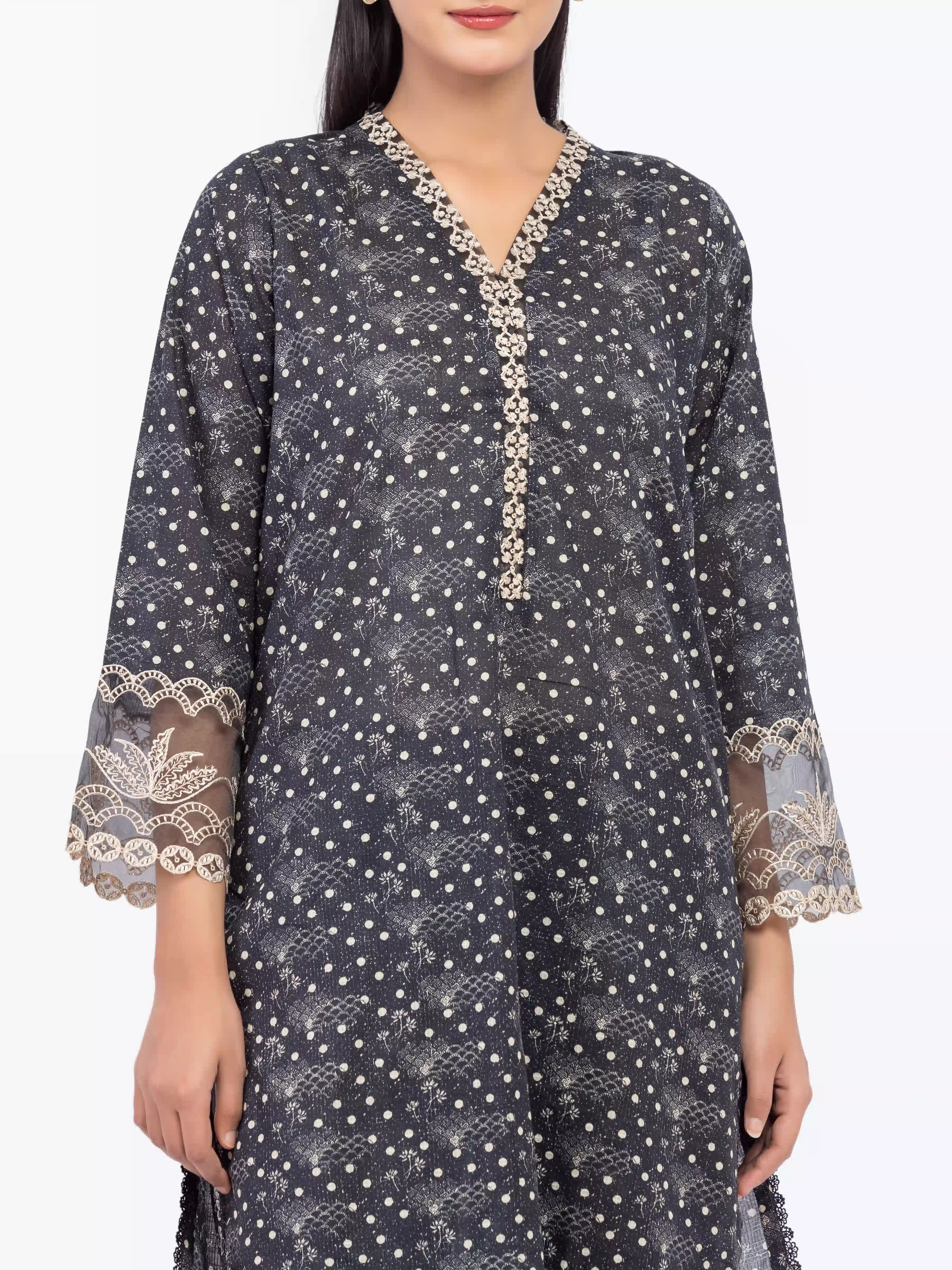 Pret Embroidered Lawn Slub Co-Ord Set - EWTKE5-81678ST - Image 3