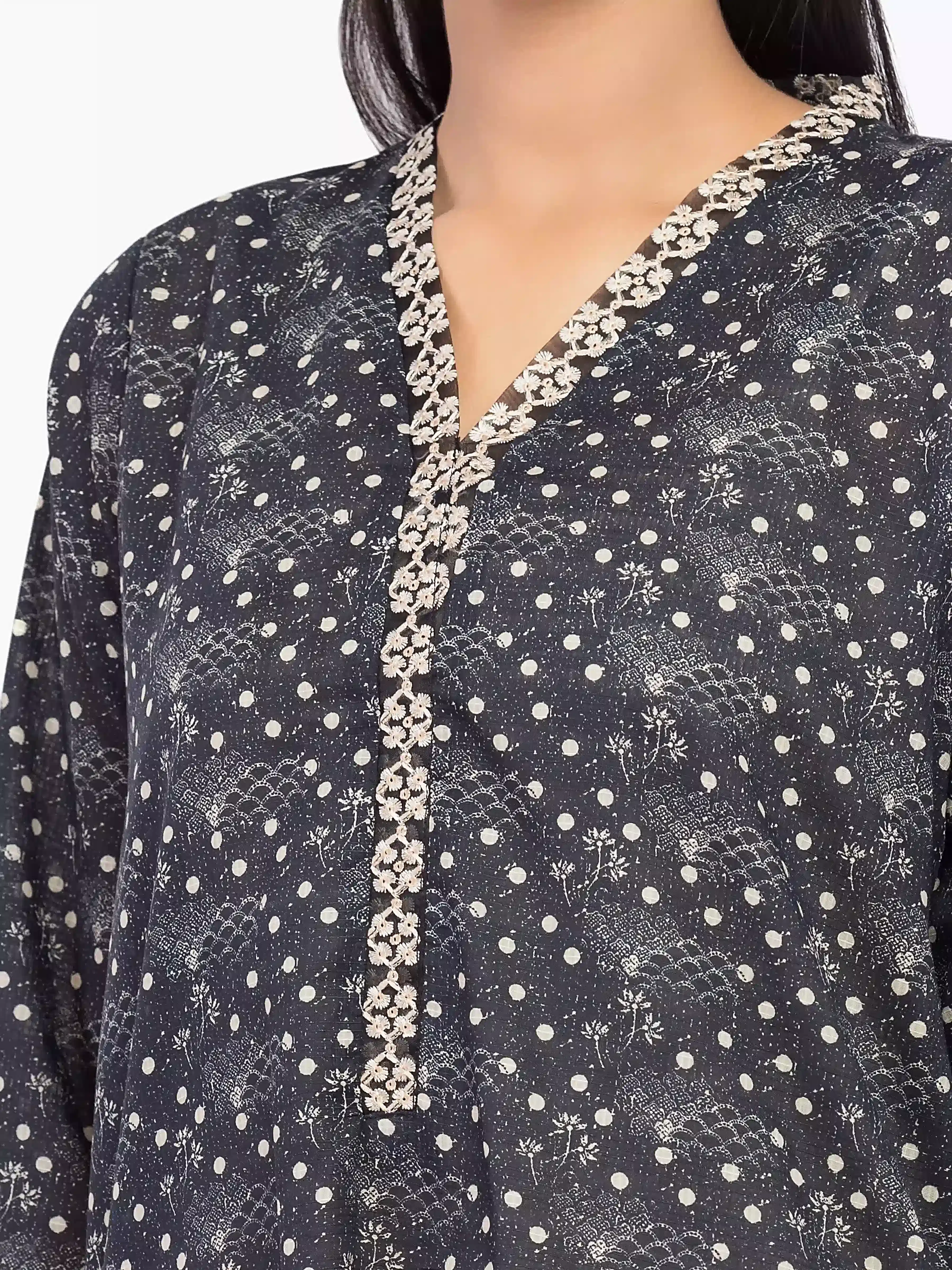 Pret Embroidered Lawn Slub Co-Ord Set - EWTKE5-81678ST - Image 4