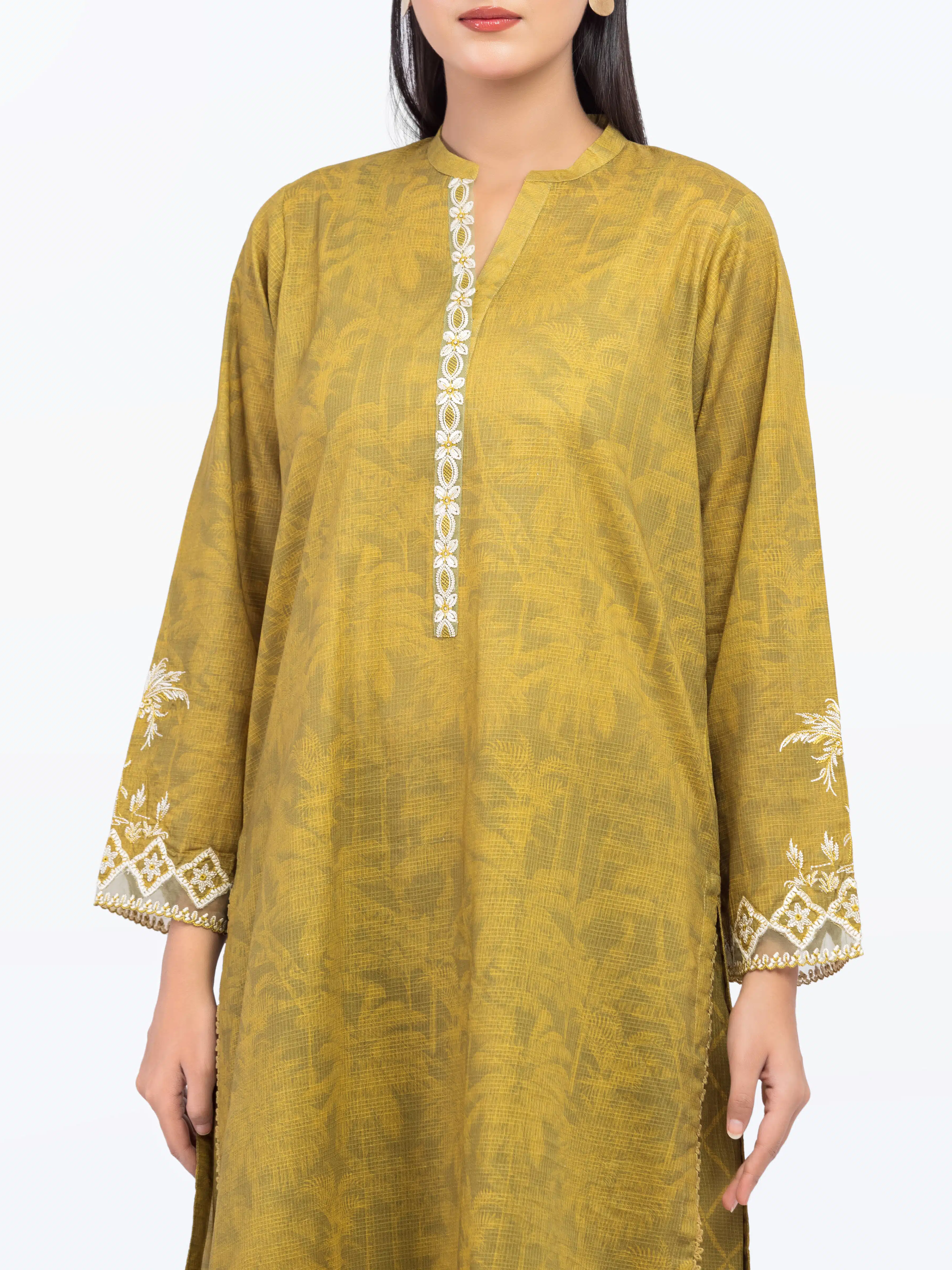 Pret Embroidered Lawn Slub Co-Ord Set - EWTKE5-81682ST - Image 2