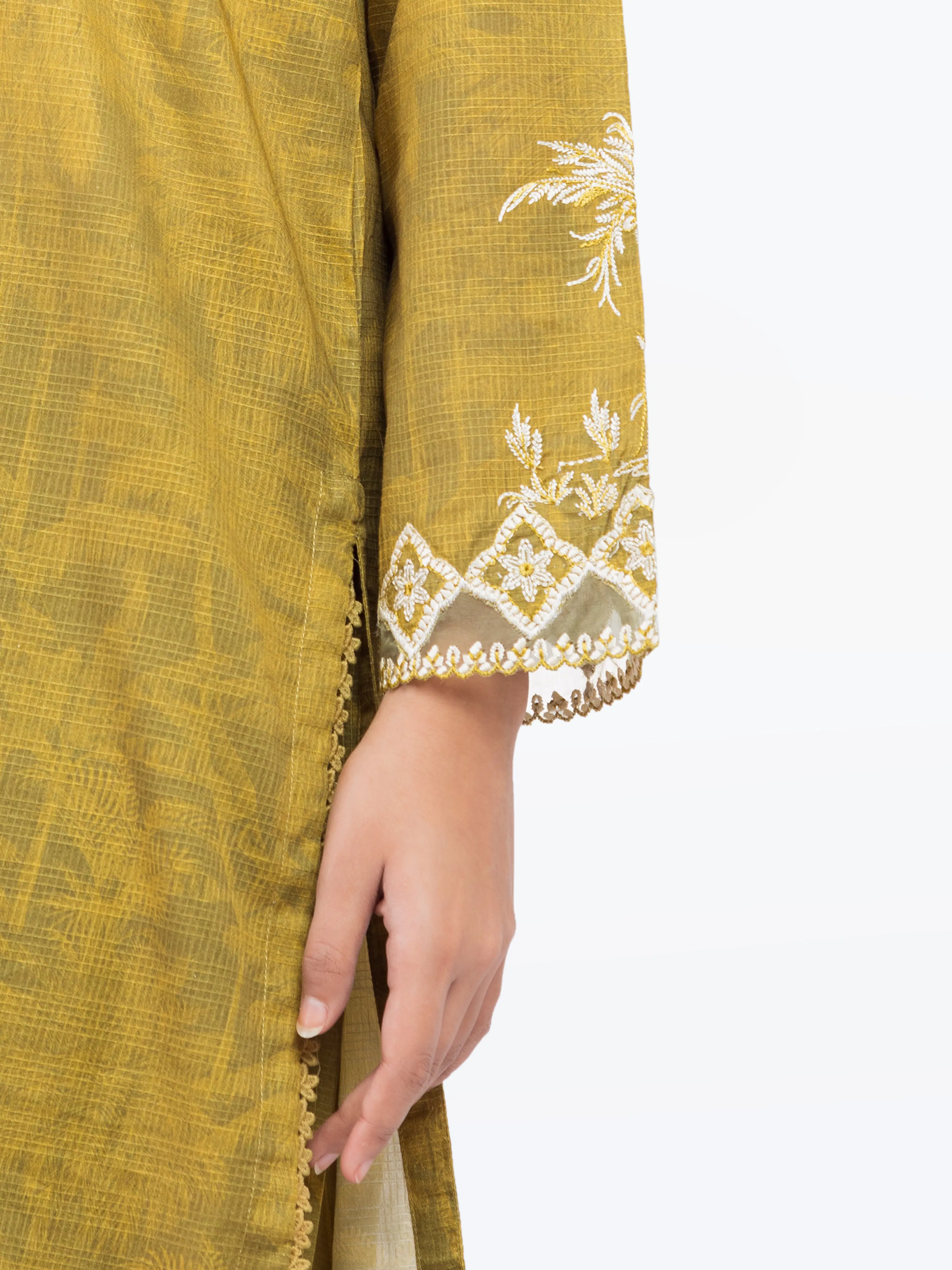 Pret Embroidered Lawn Slub Co-Ord Set - EWTKE5-81682ST - Image 4