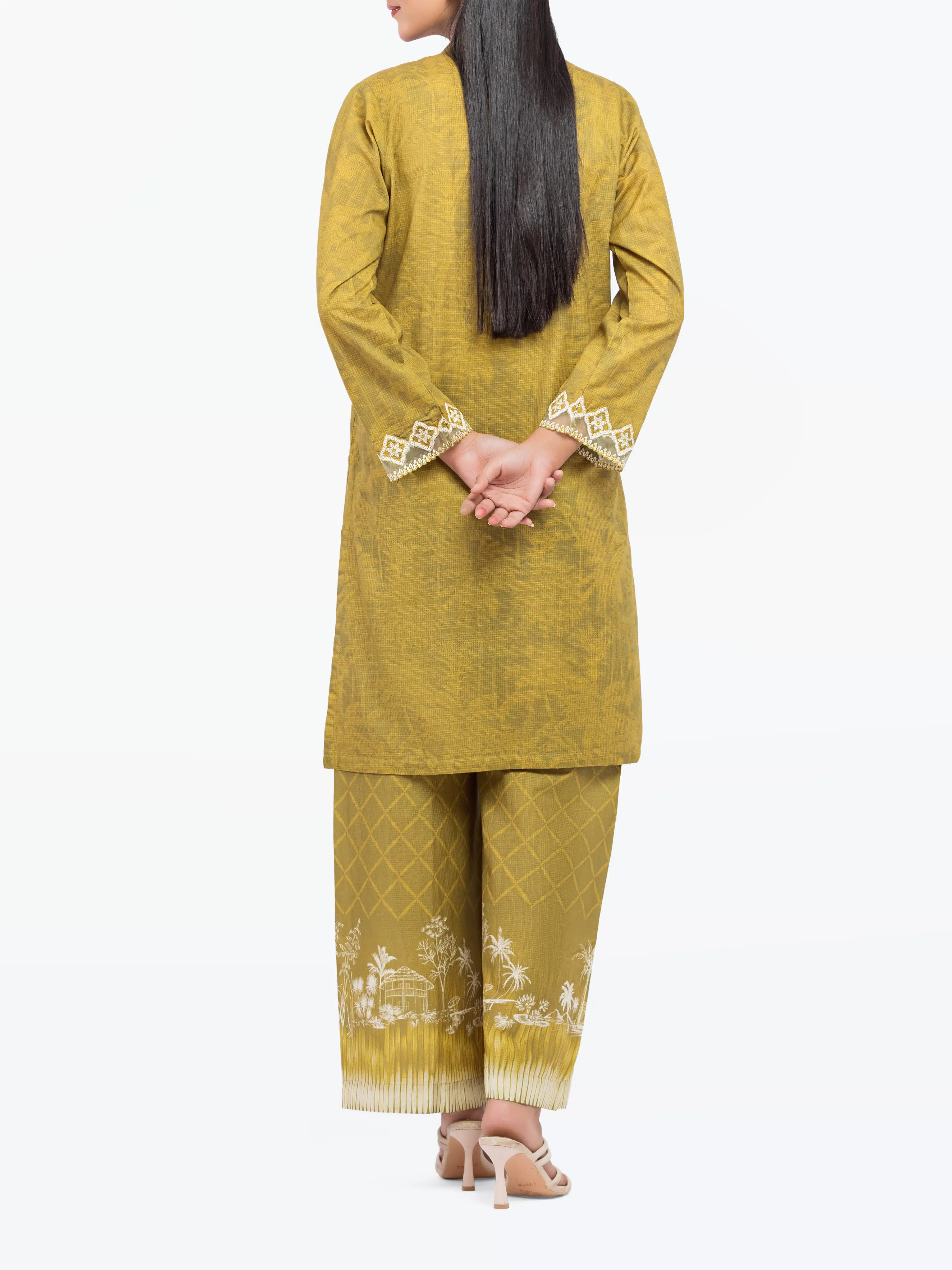 Pret Embroidered Lawn Slub Co-Ord Set - EWTKE5-81682ST - Image 6