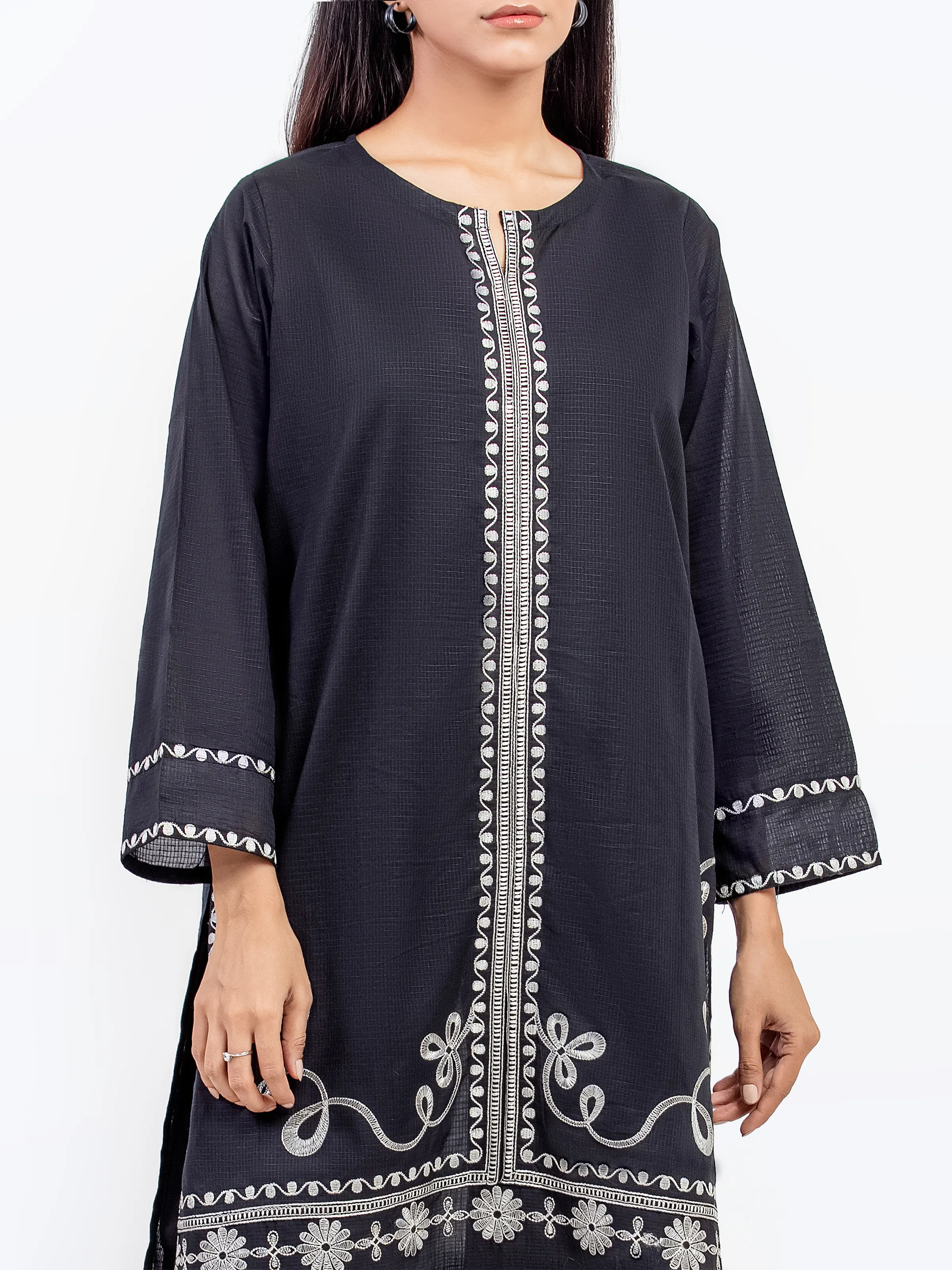 Pret Embroidered Lawn Slub Co-Ord Set - EWTKE5-82100ST - Image 2