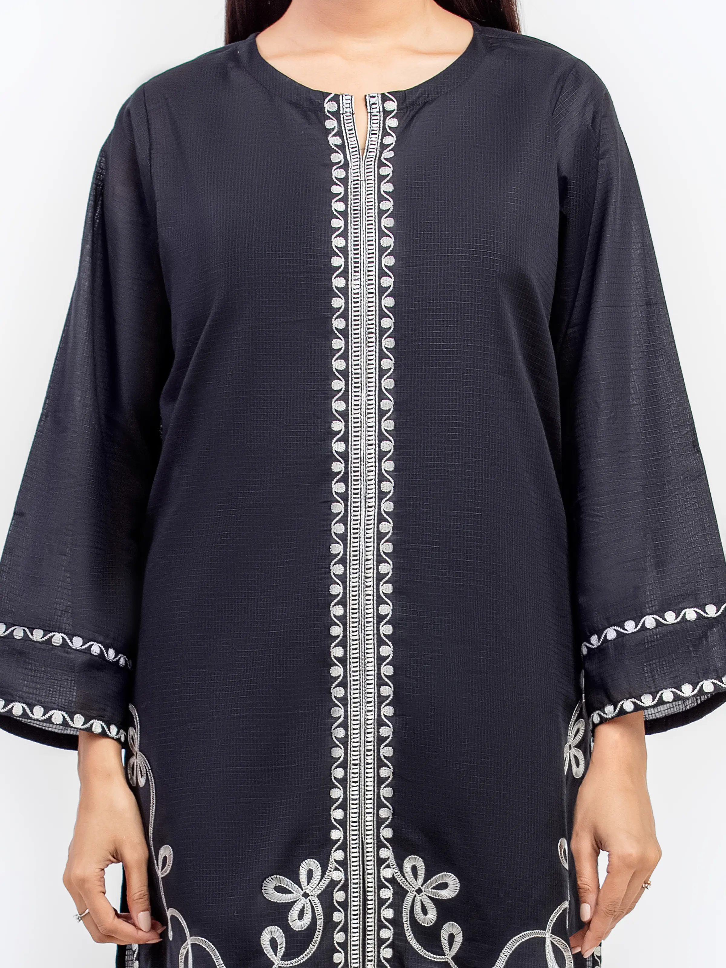 Pret Embroidered Lawn Slub Co-Ord Set - EWTKE5-82100ST - Image 3