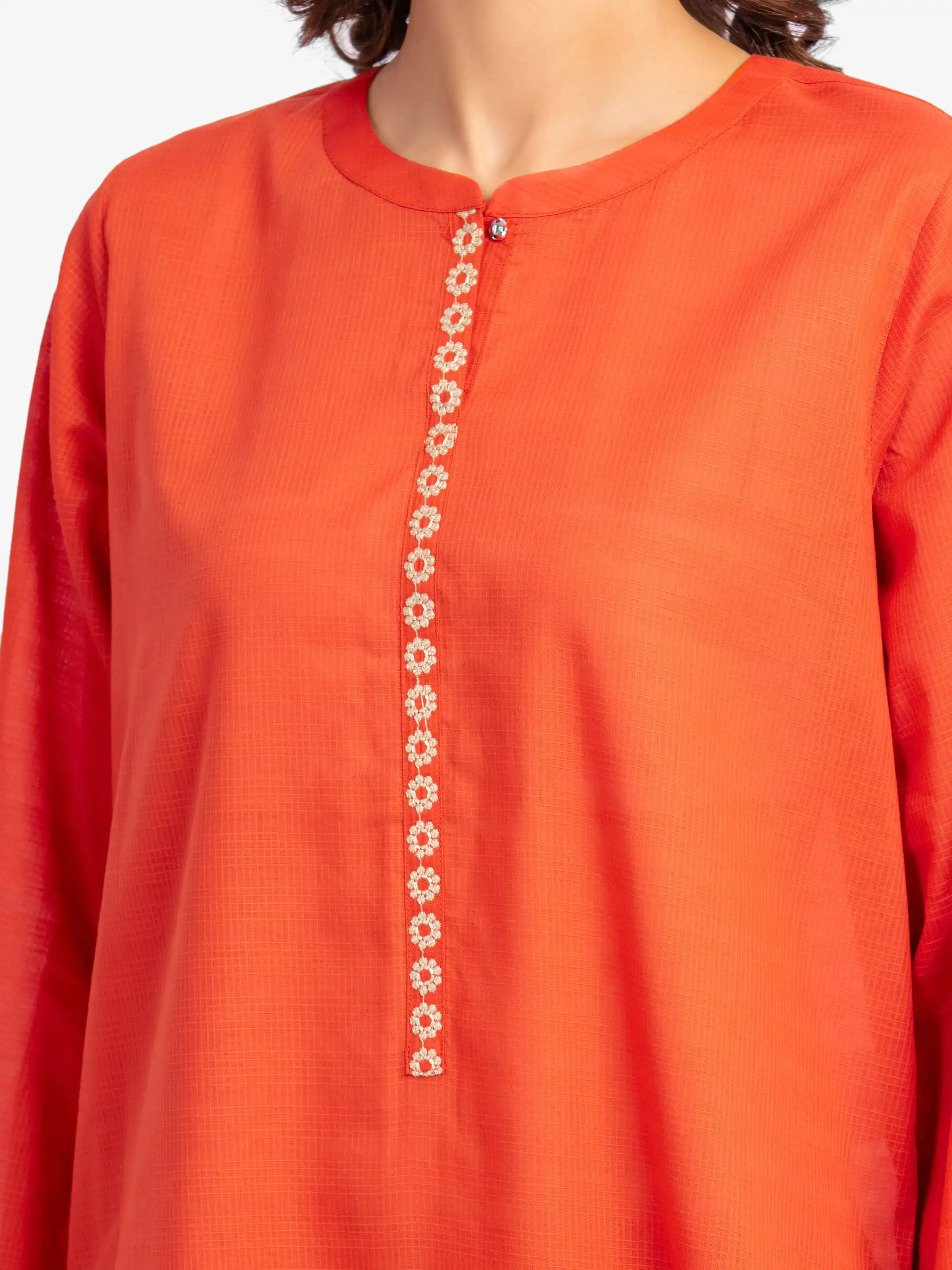Pret Embroidered Lawn Slub Shirt Trouser - EWTKE5-82104ST - Image 3