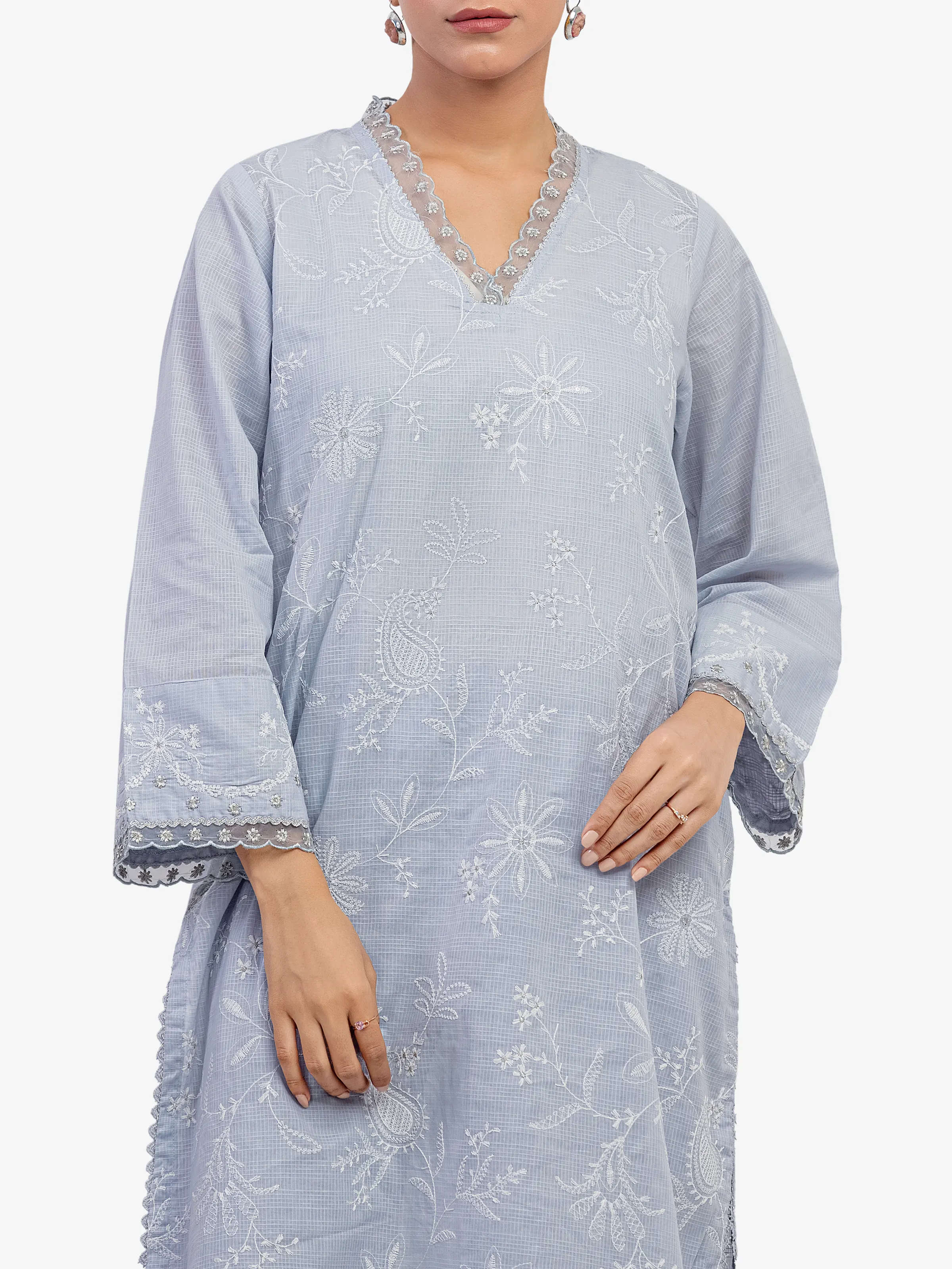 Pret Embroidered Lawn Slub Co-Ord Set - EWTKE5-82105ST - Image 2