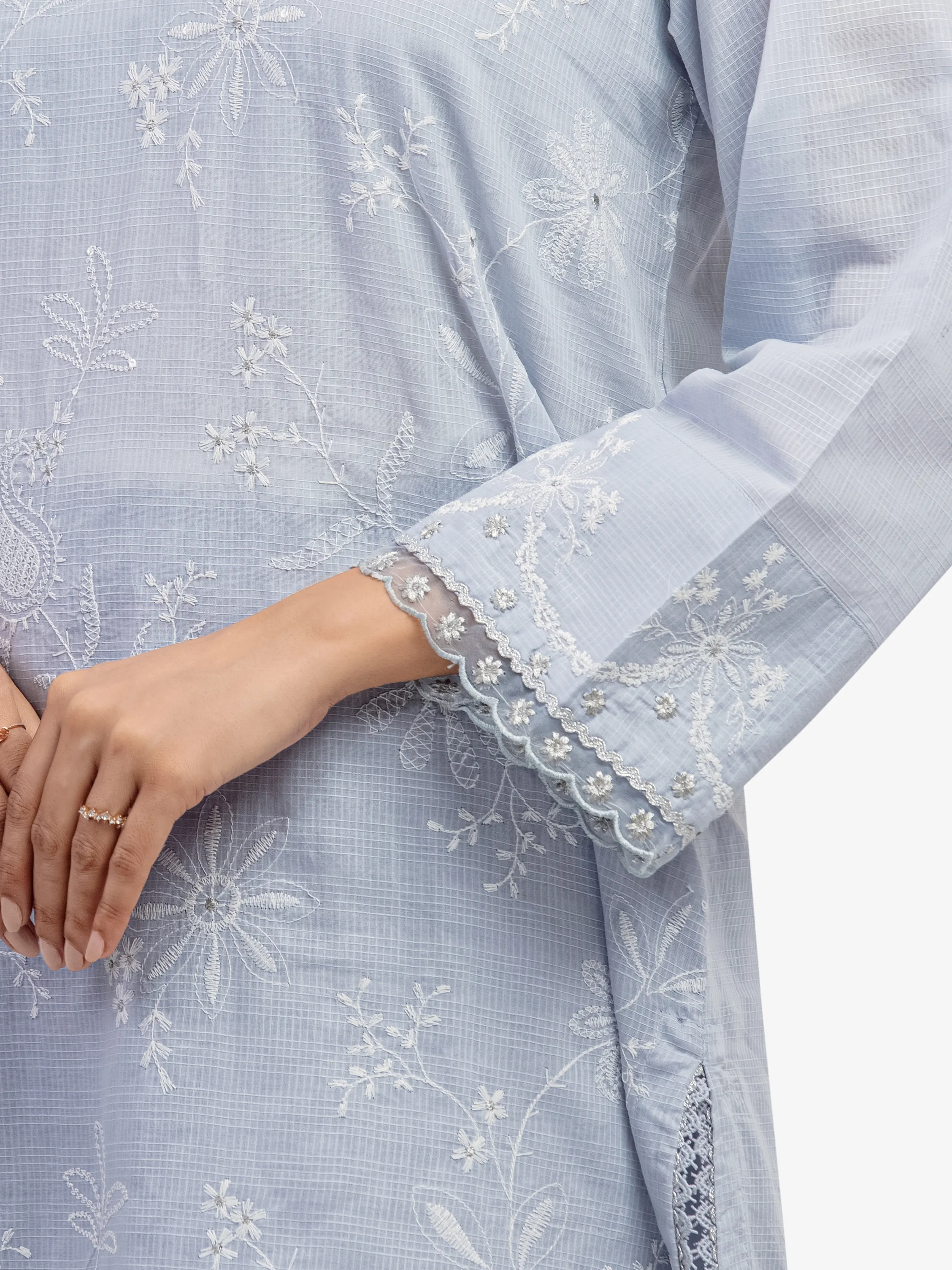 Pret Embroidered Lawn Slub Co-Ord Set - EWTKE5-82105ST - Image 4