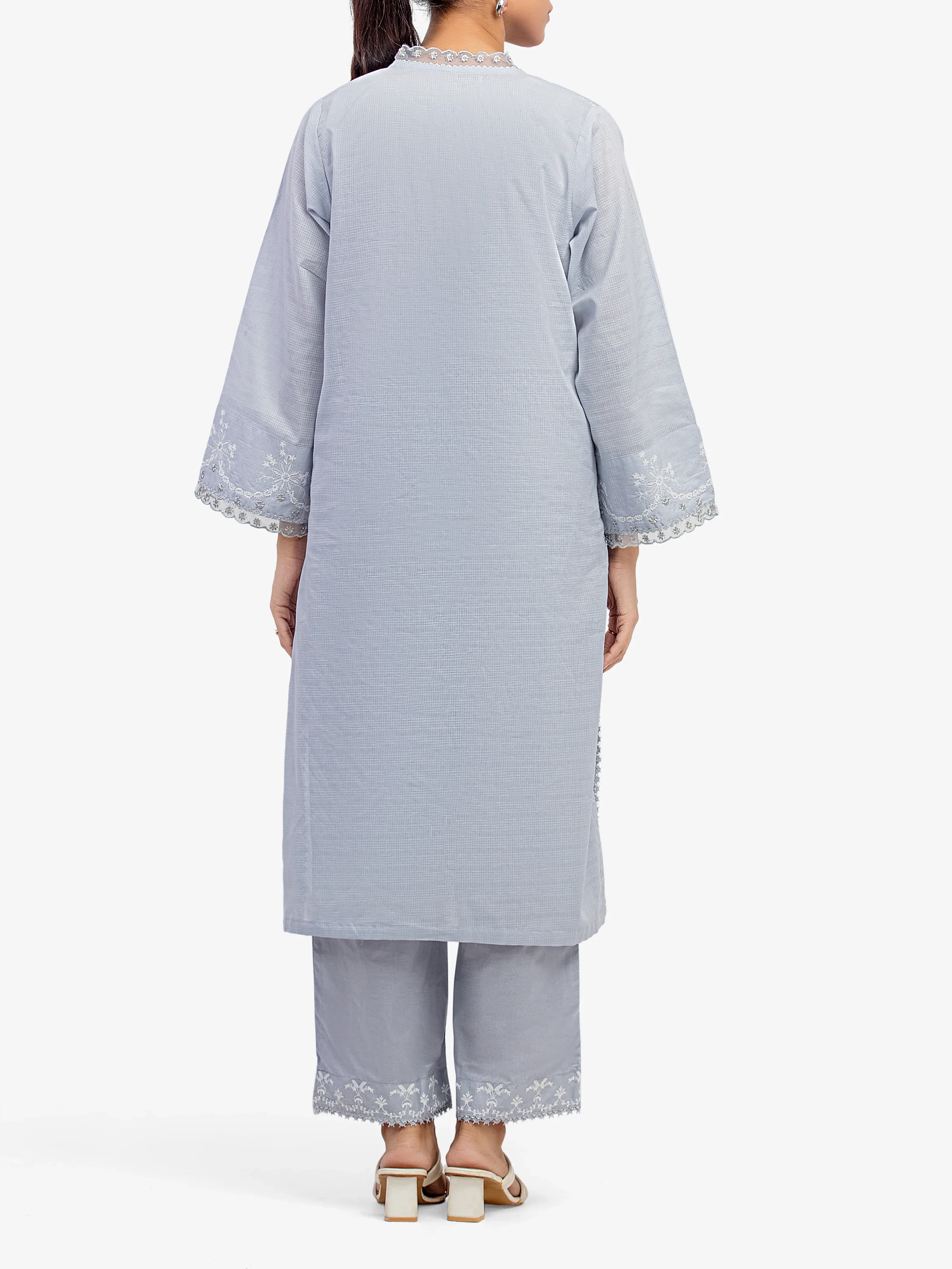 Pret Embroidered Lawn Slub Co-Ord Set - EWTKE5-82105ST - Image 6