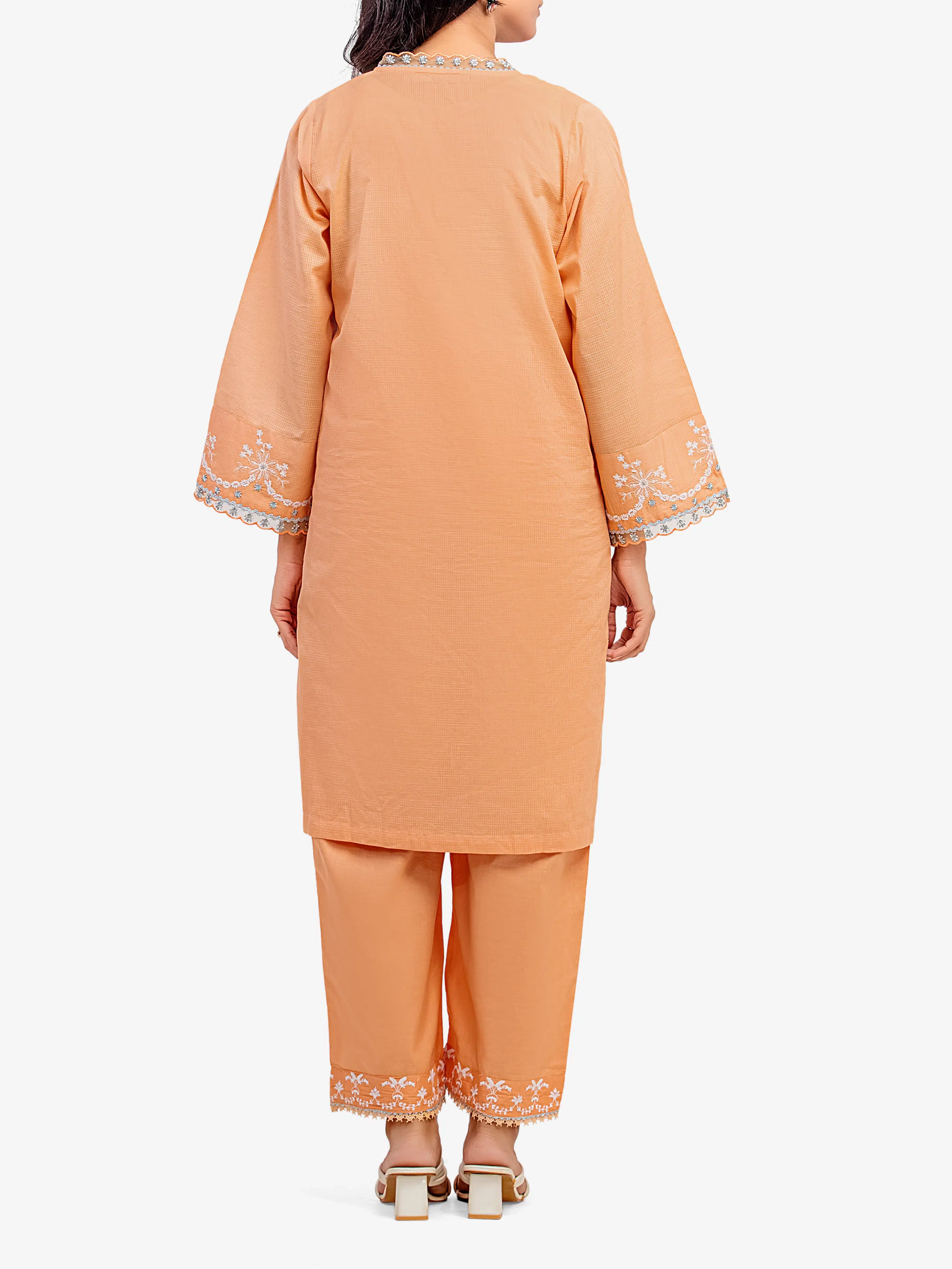 Pret Embroidered Lawn Slub Co-Ord Set - EWTKE5-82106ST - Image 6
