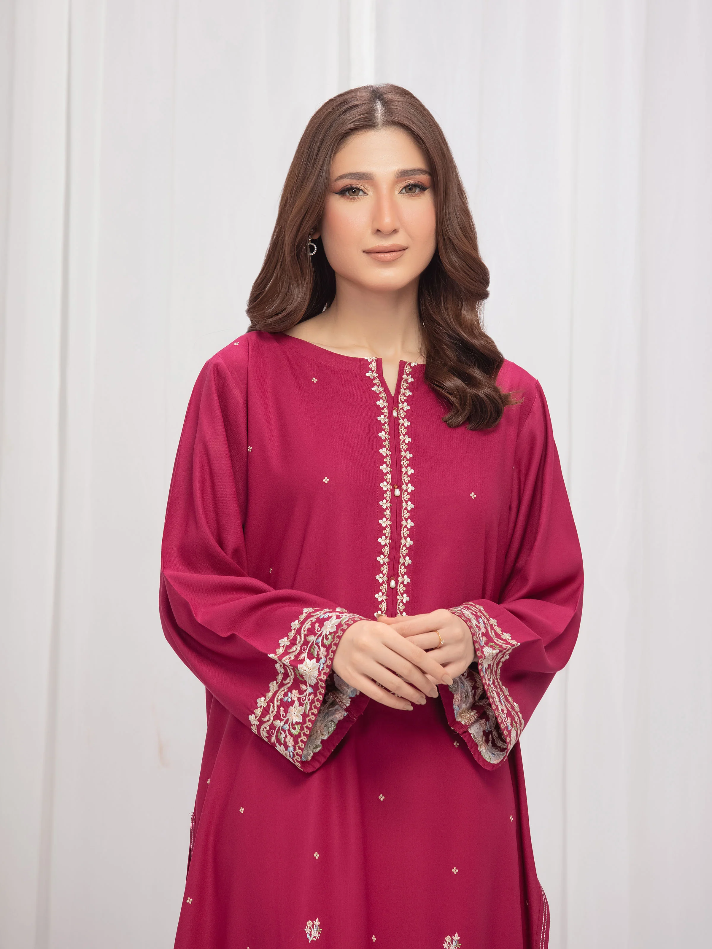 Pret Embroidered Marina Twill Viscose Co-Ord Set - EWTKE24-81544ST - Image 2