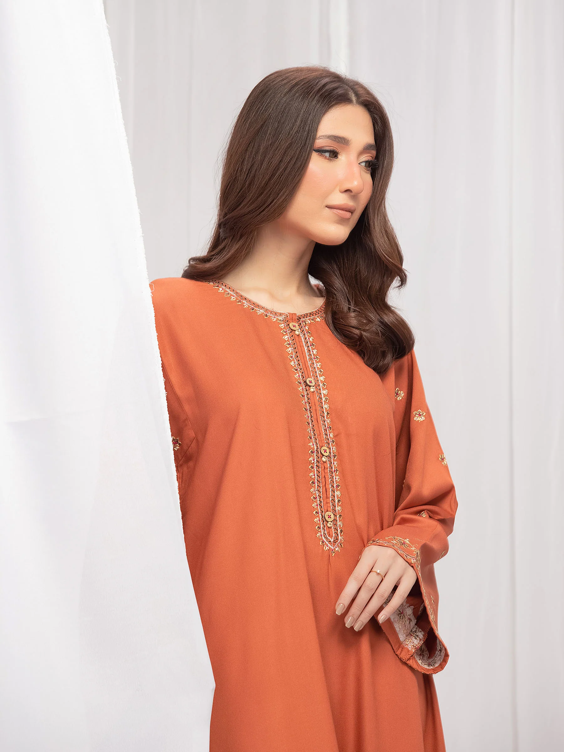 Pret Embroidered Marina Twill Viscose Co-ord Set - EWTKE24-81546ST - Image 2