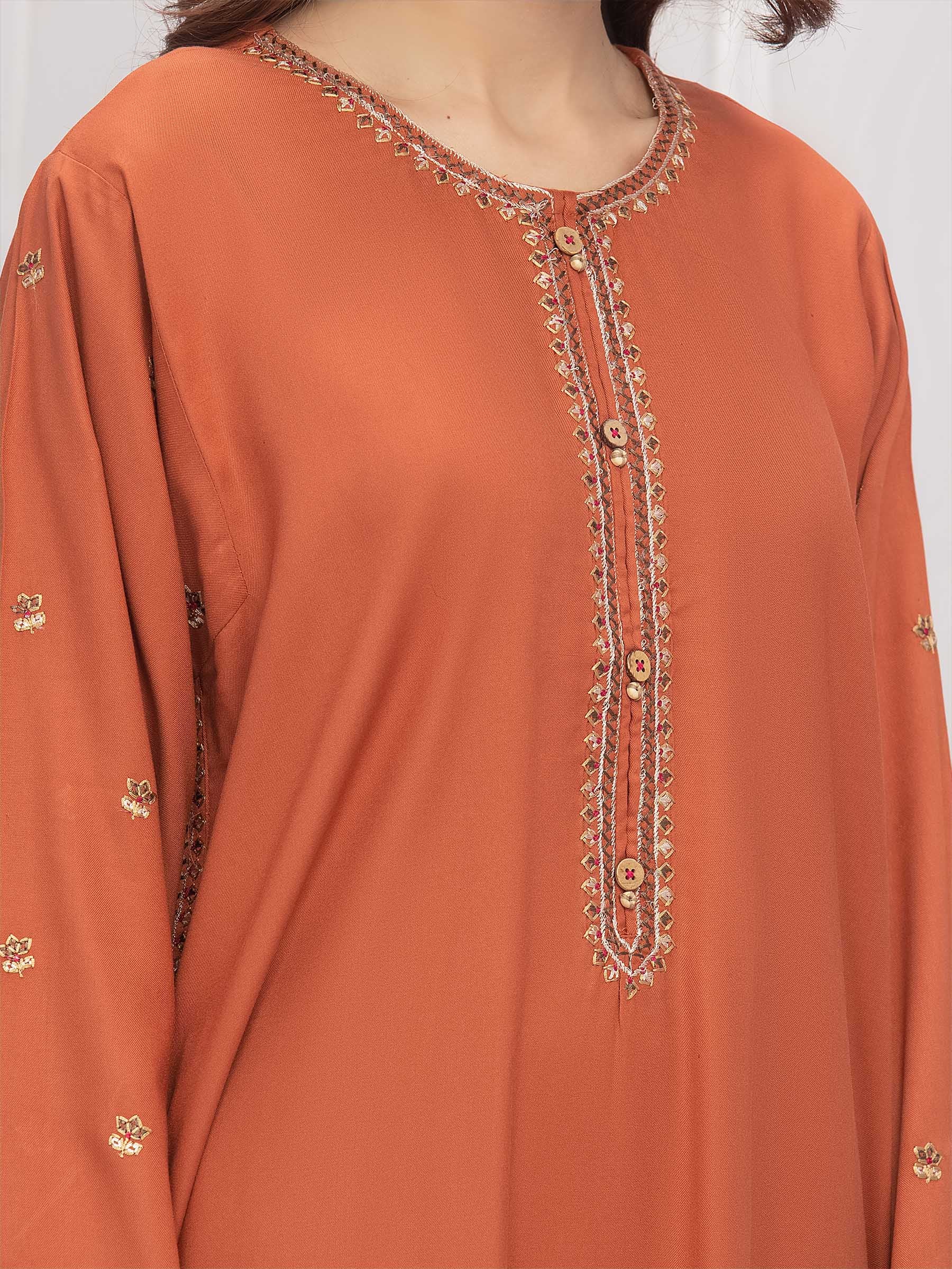 Pret Embroidered Marina Twill Viscose Co-ord Set - EWTKE24-81546ST - Image 4